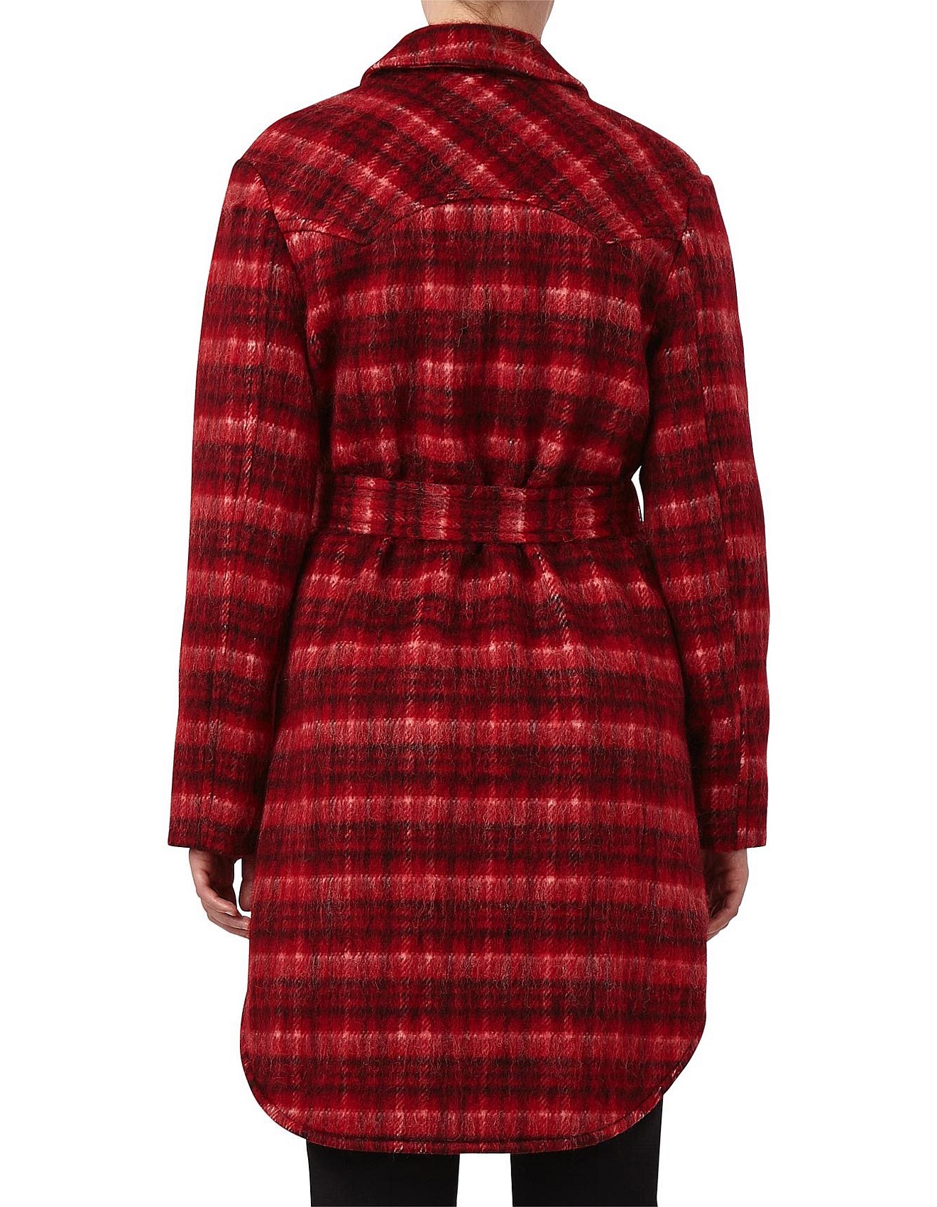Kate Sylvester Plaid Coat David Jones