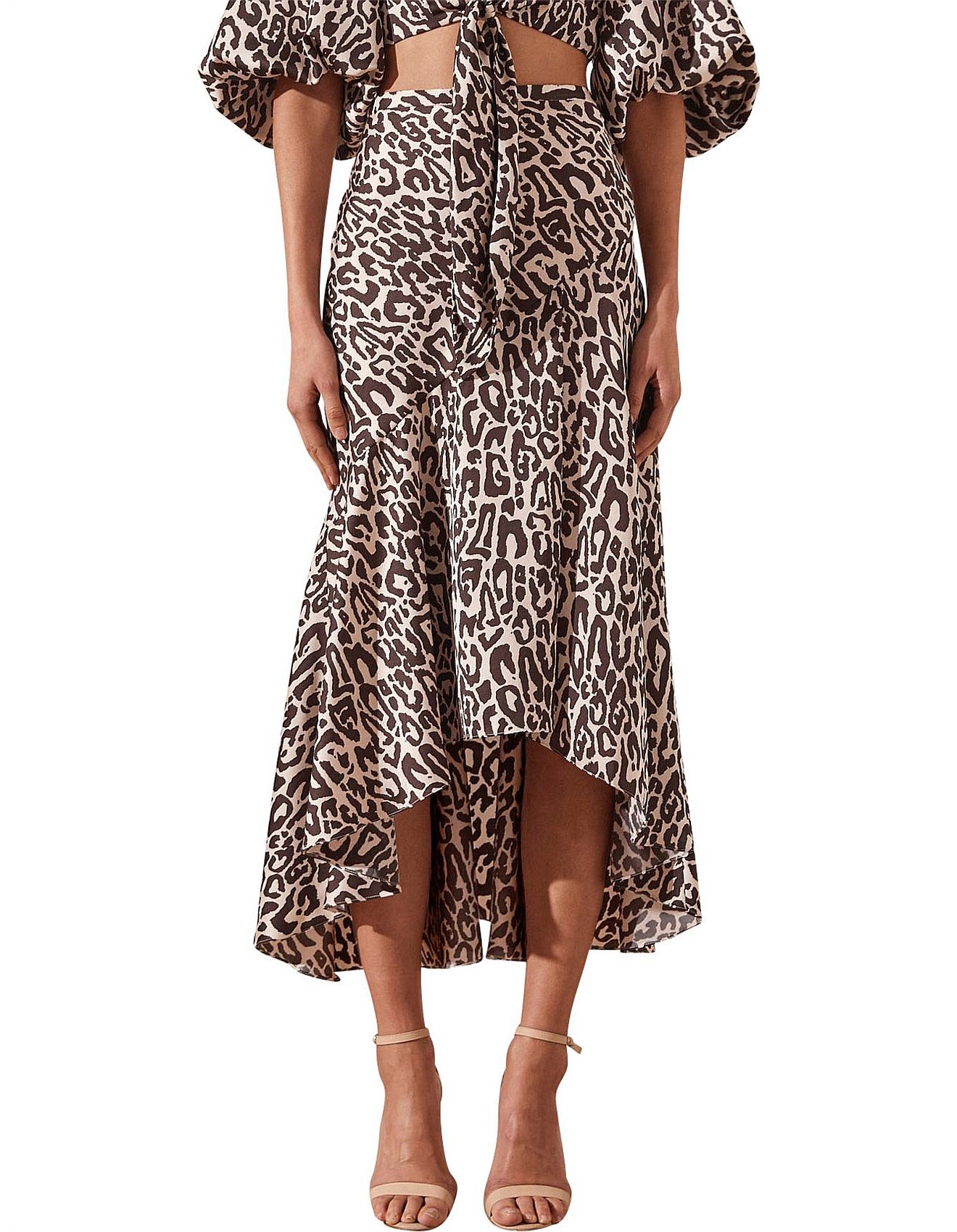 shona joy isabella midi skirt