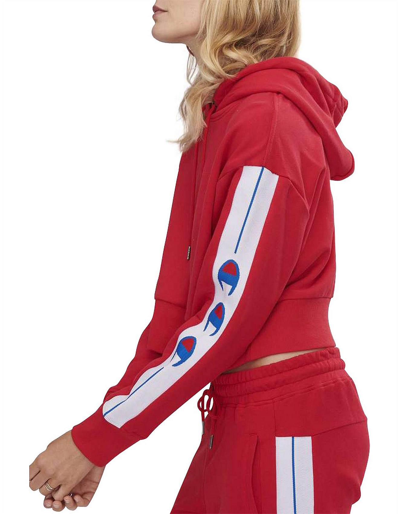 champion id collection tape hoodie