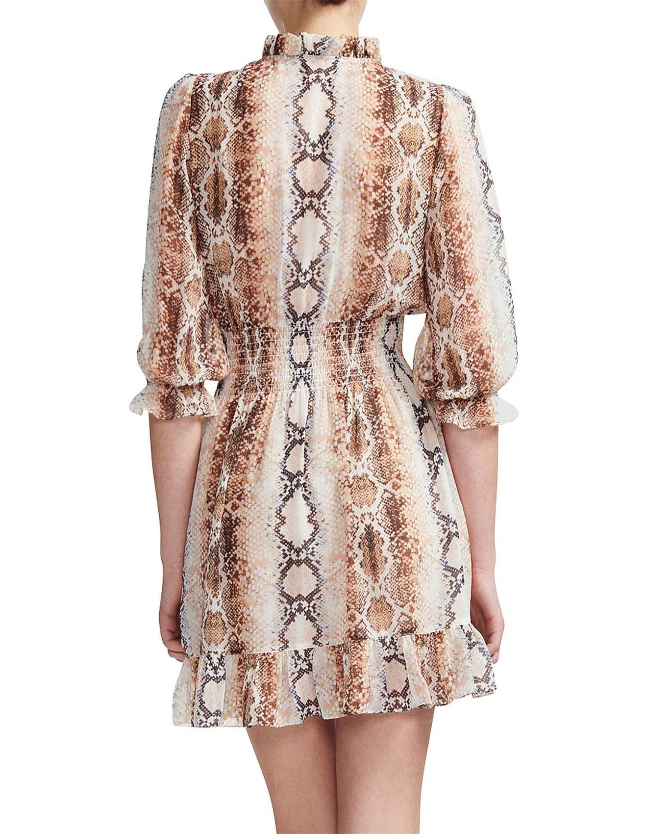 maje python dress