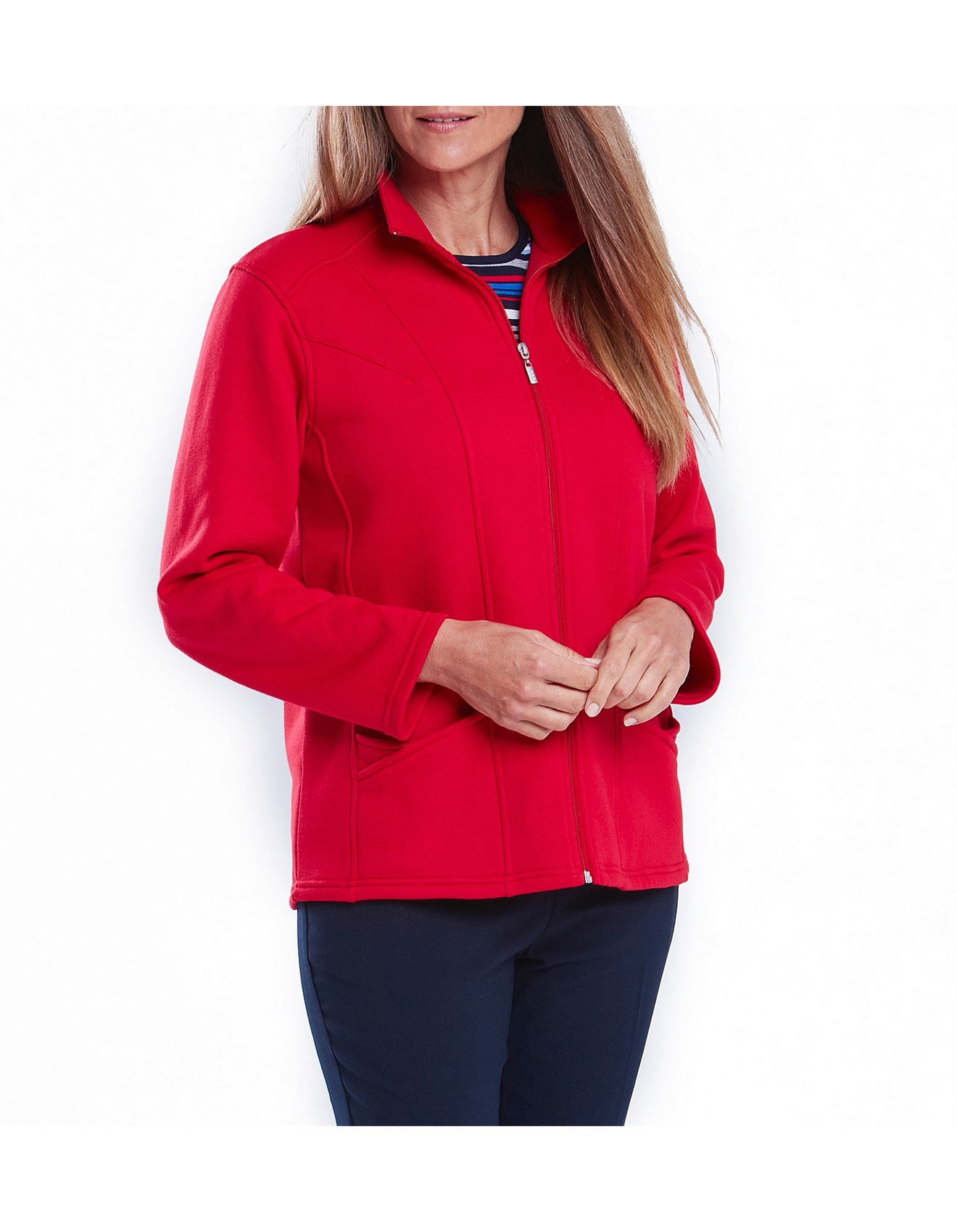 Black Pepper Fleece Jacket David Jones