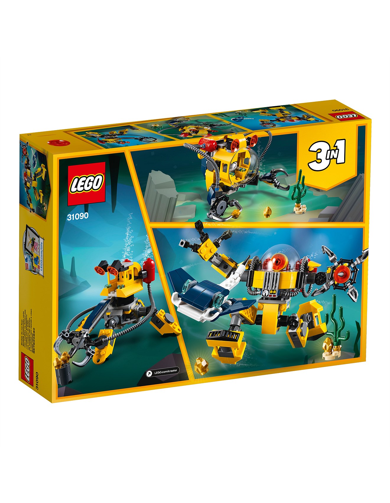 Lego 31090 Creator Underwater Robot David Jones