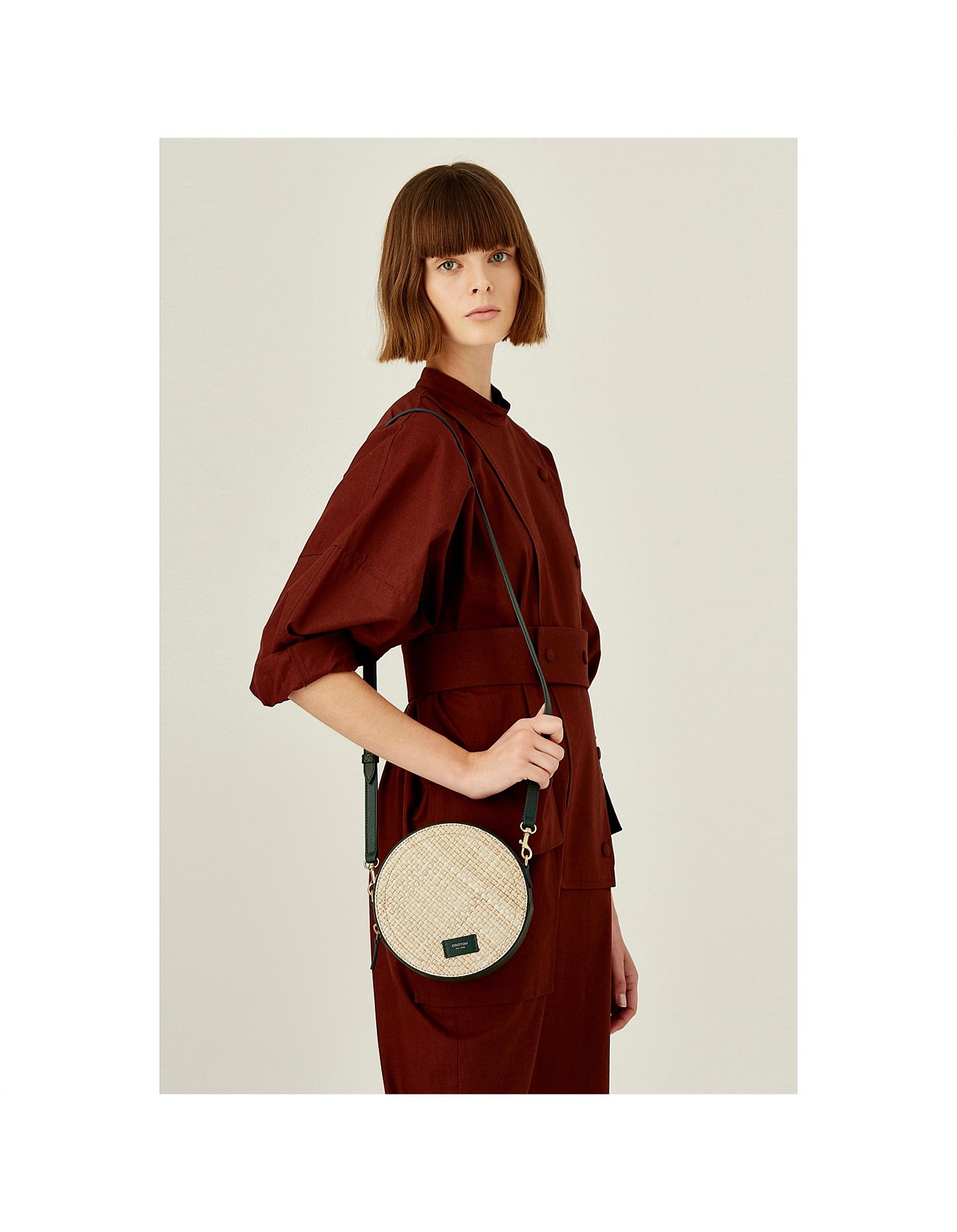 Oroton Daphne Circle Crossbody David Jones