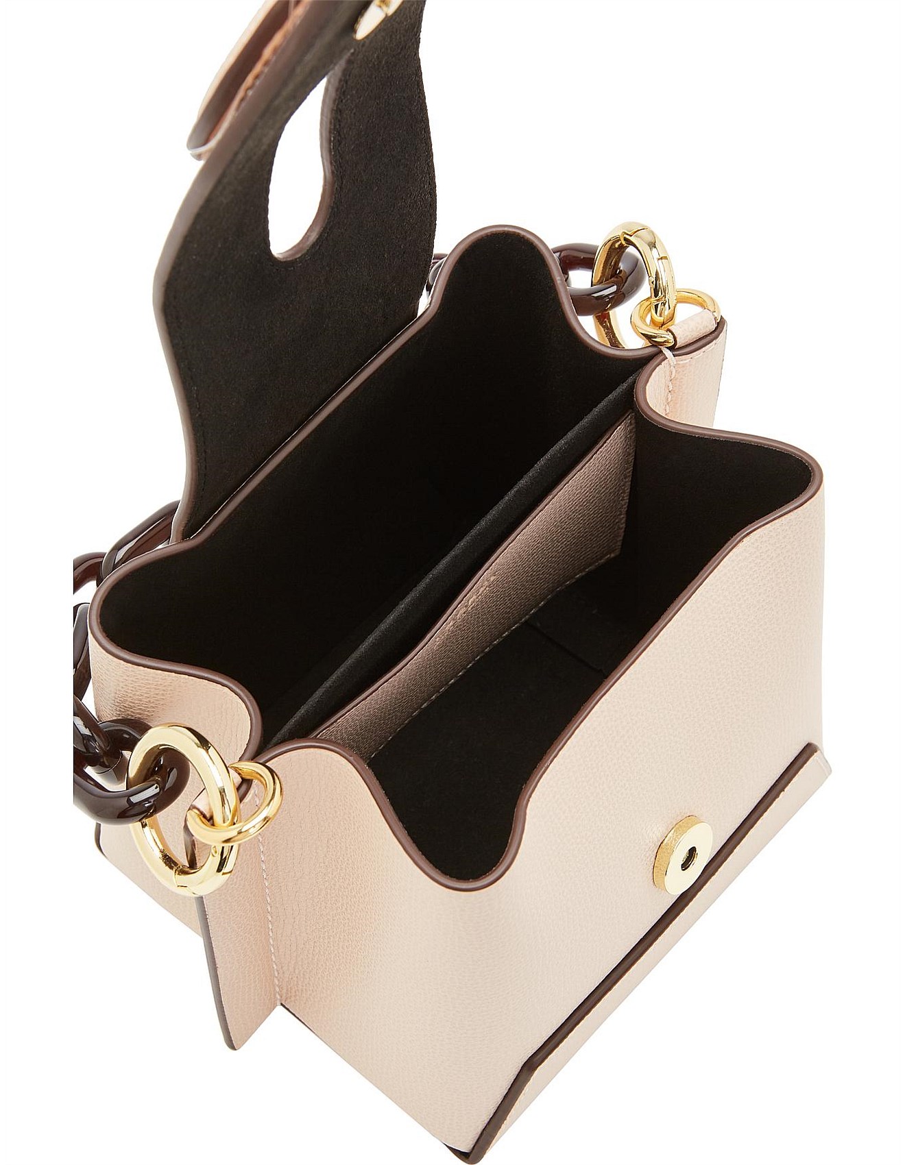 Yuzefi Daria Chunky Chain Handbag Beige David Jones