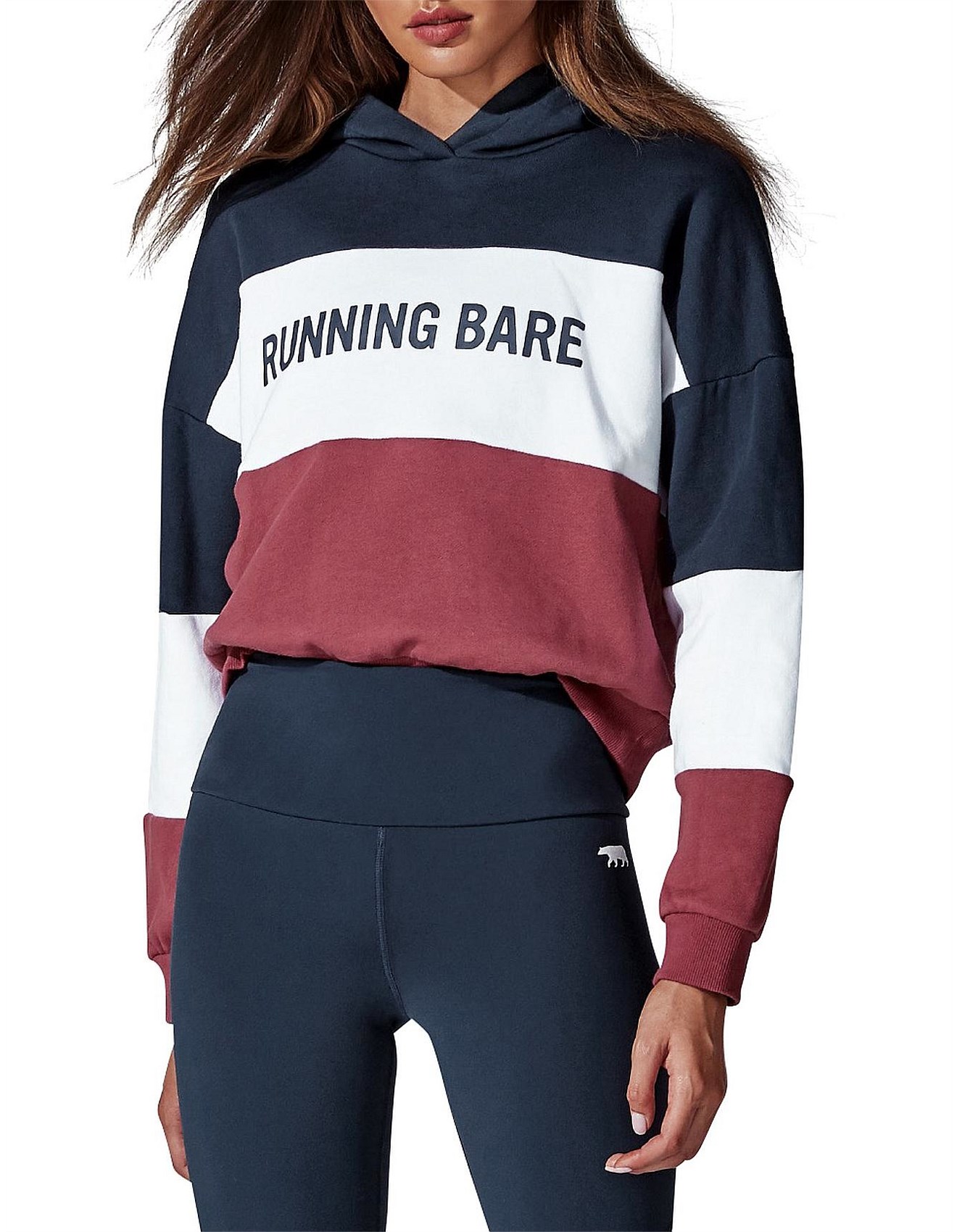 running bare hoodie