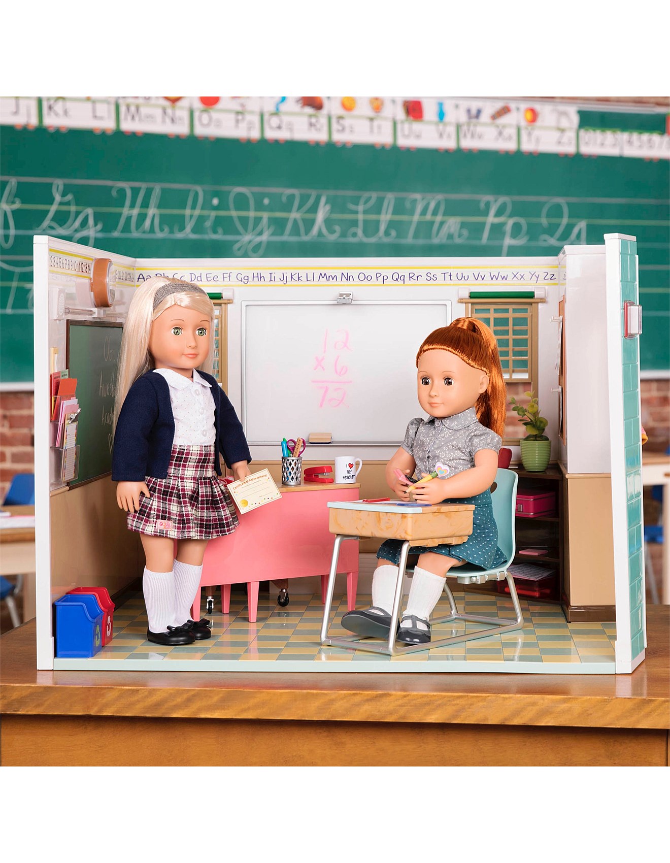 American Doll School Room Our Generation Academy Playset American