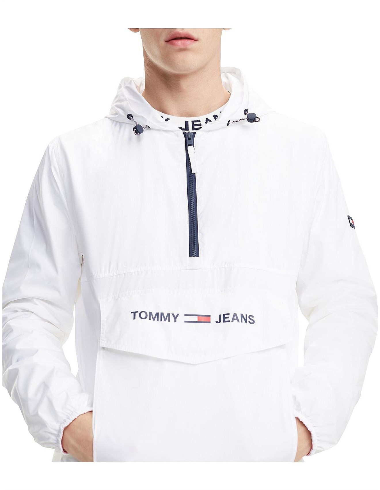 tommy hilfiger tjm nylon popover