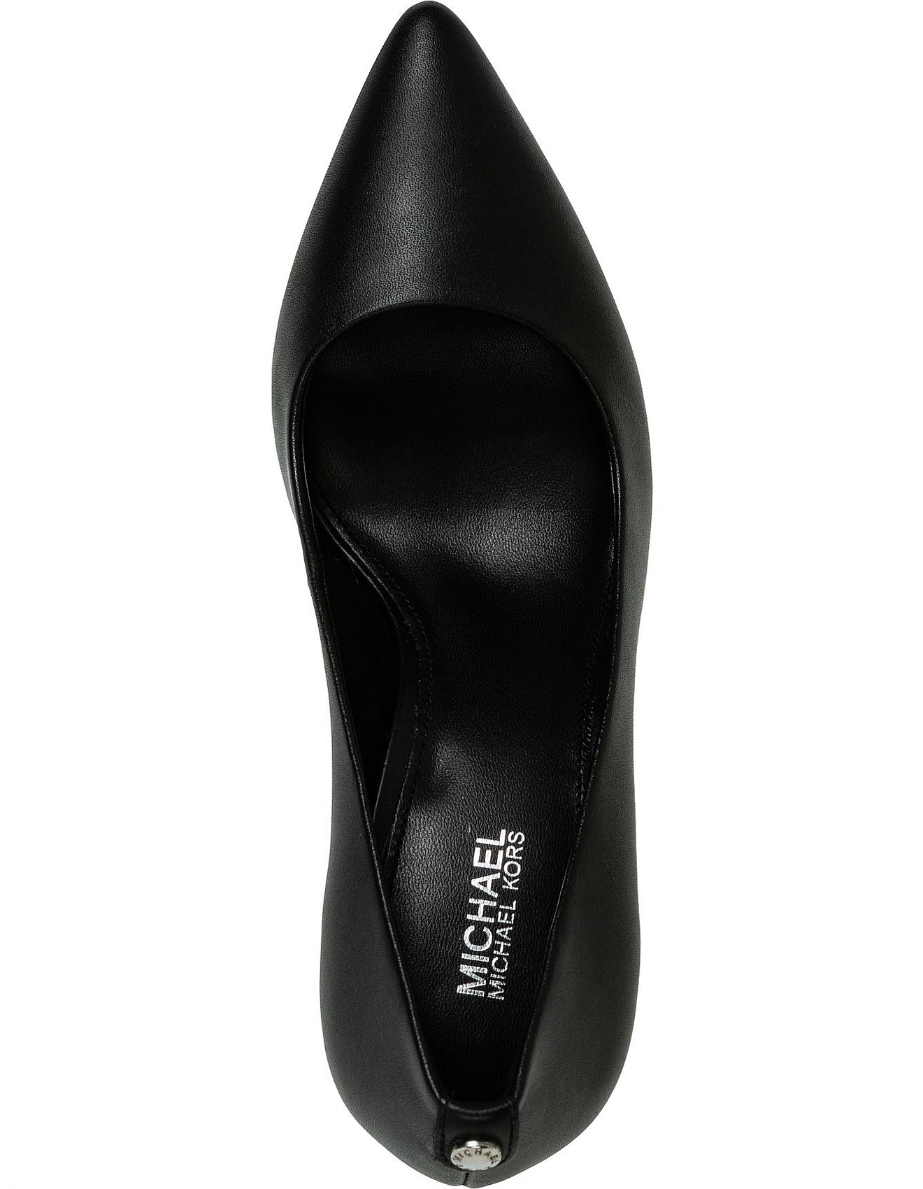 Michael Kors Dorothy Black Leather Flex Pump David Jones