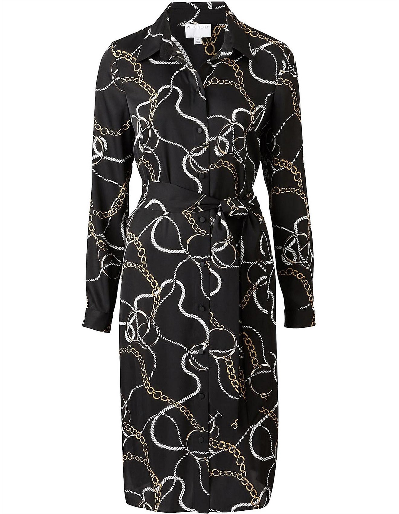 witchery black dress