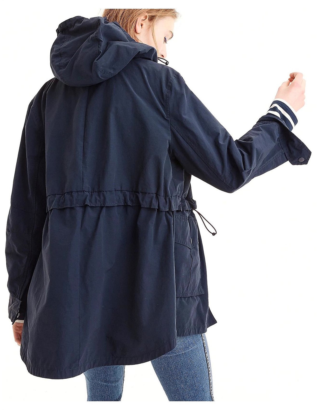 david jones raincoat