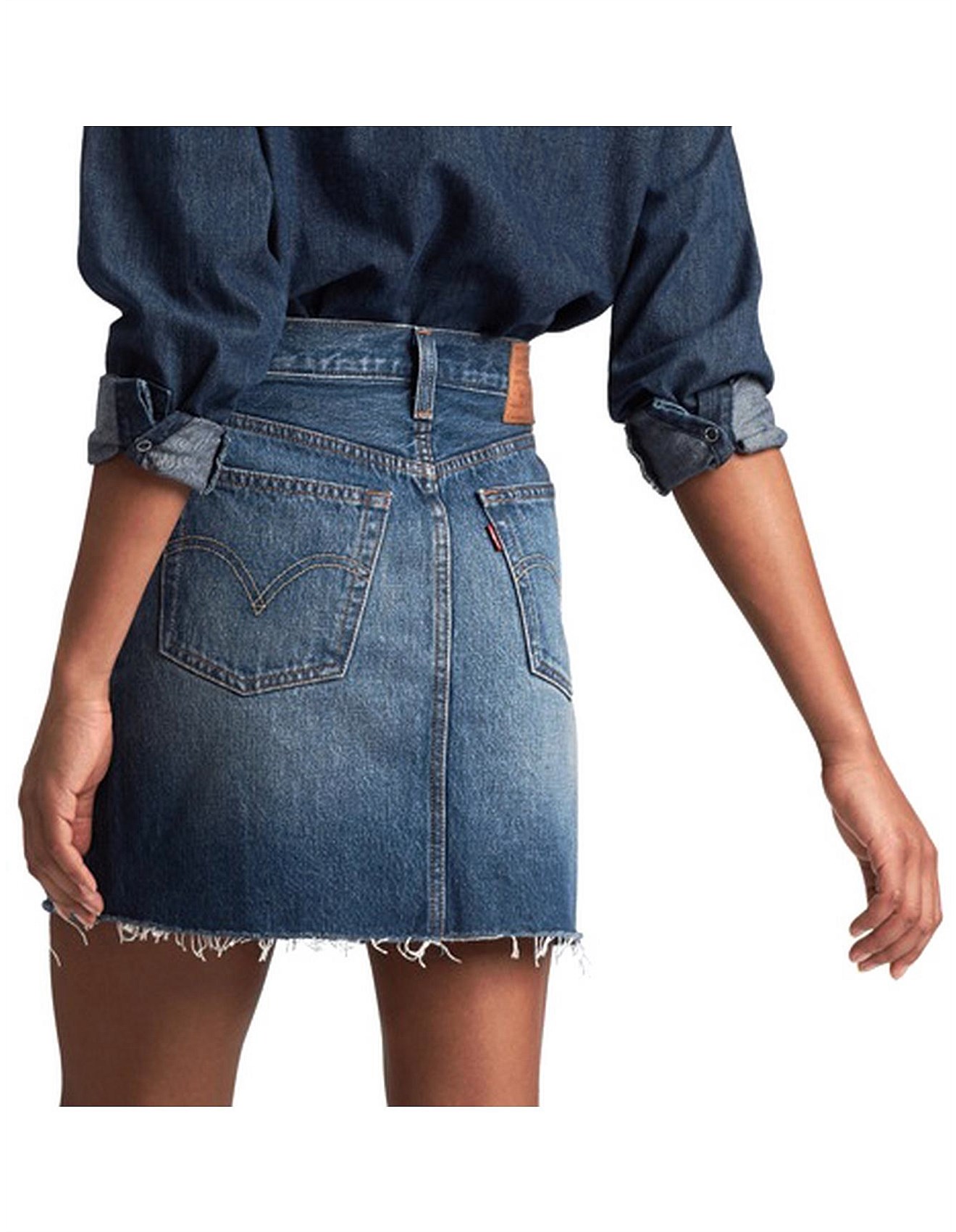 Deconstructed iconic boyfriend skirt Clearance