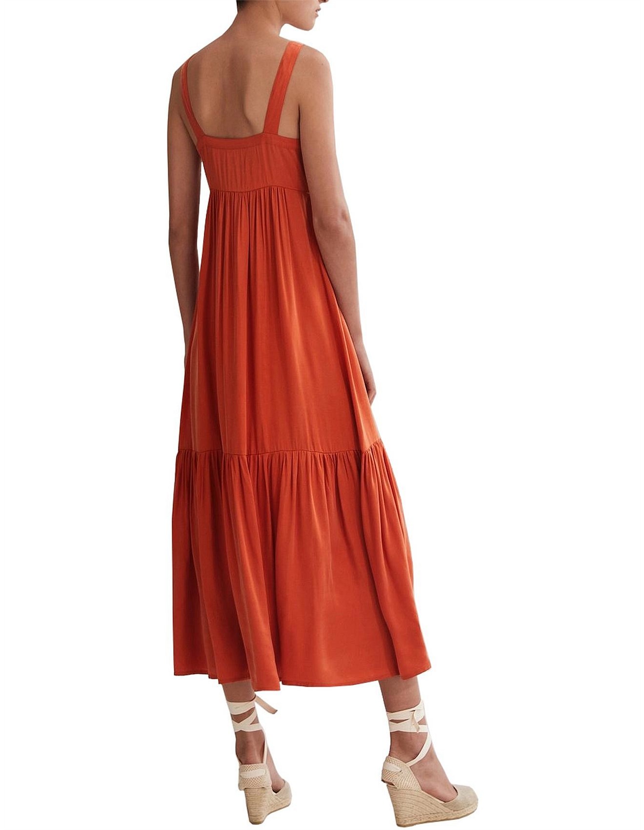 Country road asymmetric maxi dress Clearance
