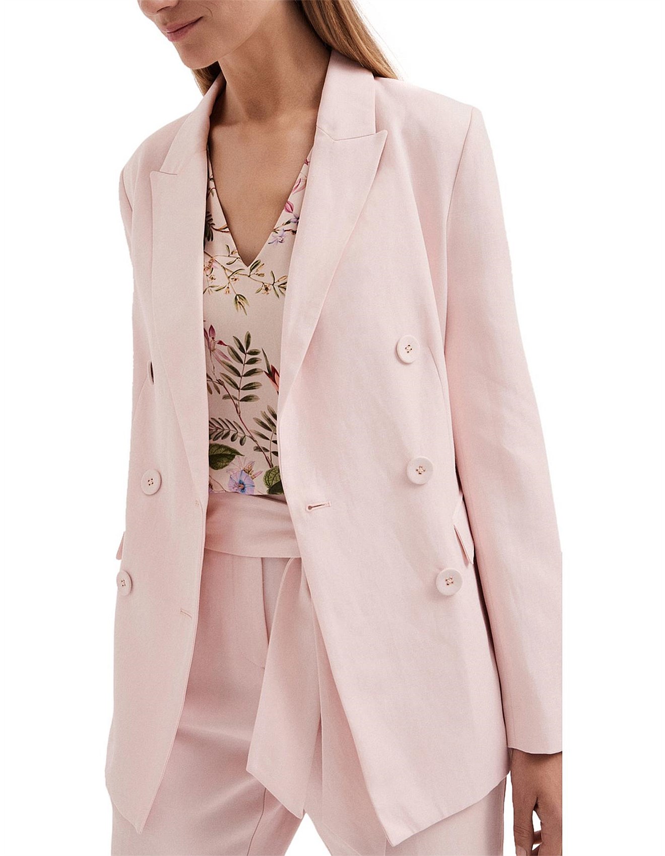 witchery double breasted blazer