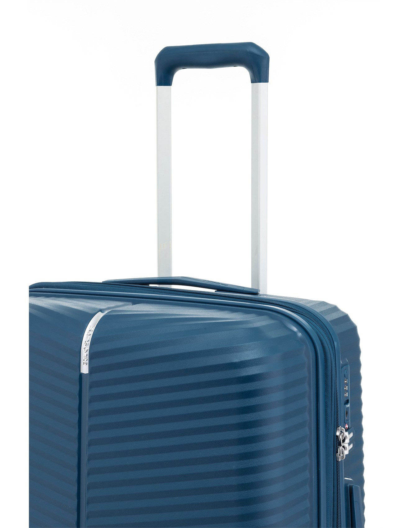 Samsonite Varro 81cm Suitcase Peacock Blue David Jones