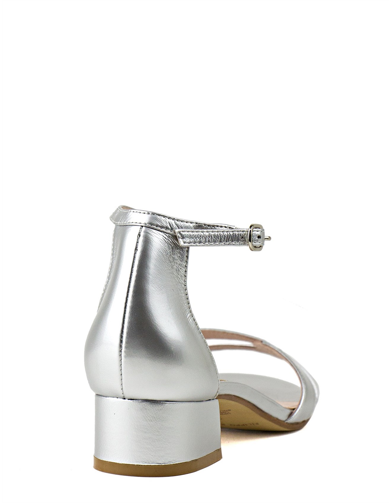 2 inch silver block heels