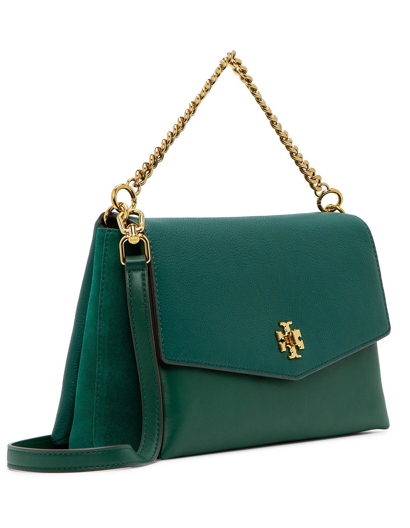 tory burch mixed materials shoulder bag