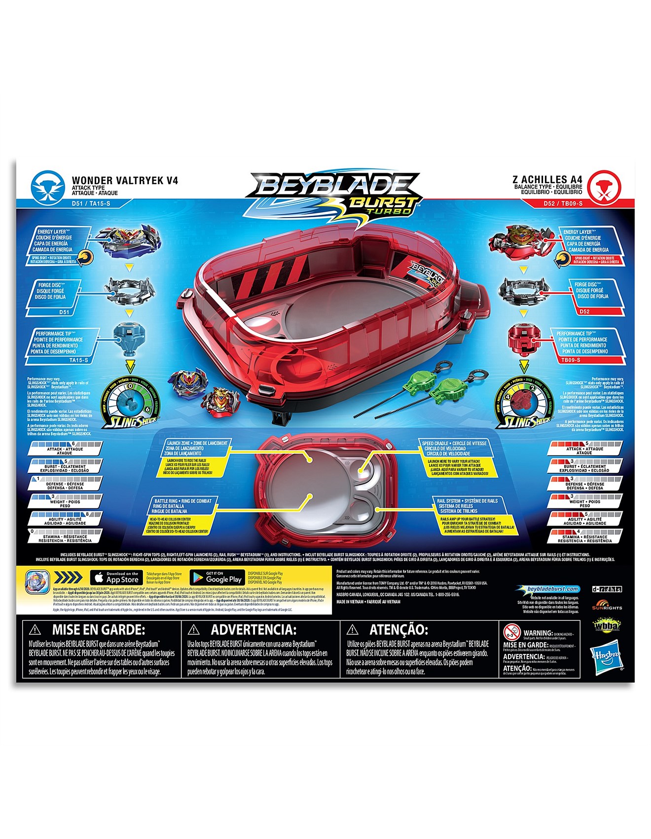 beyblade burst slingshock rail rush battle set