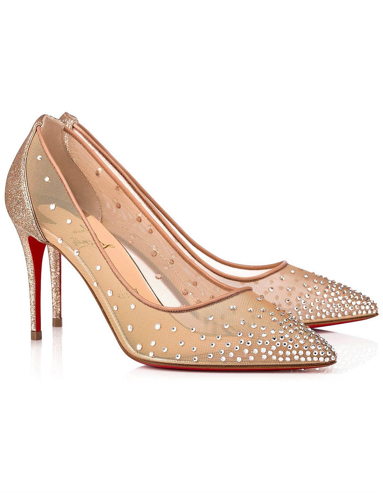 christian louboutin follies strass 85mm