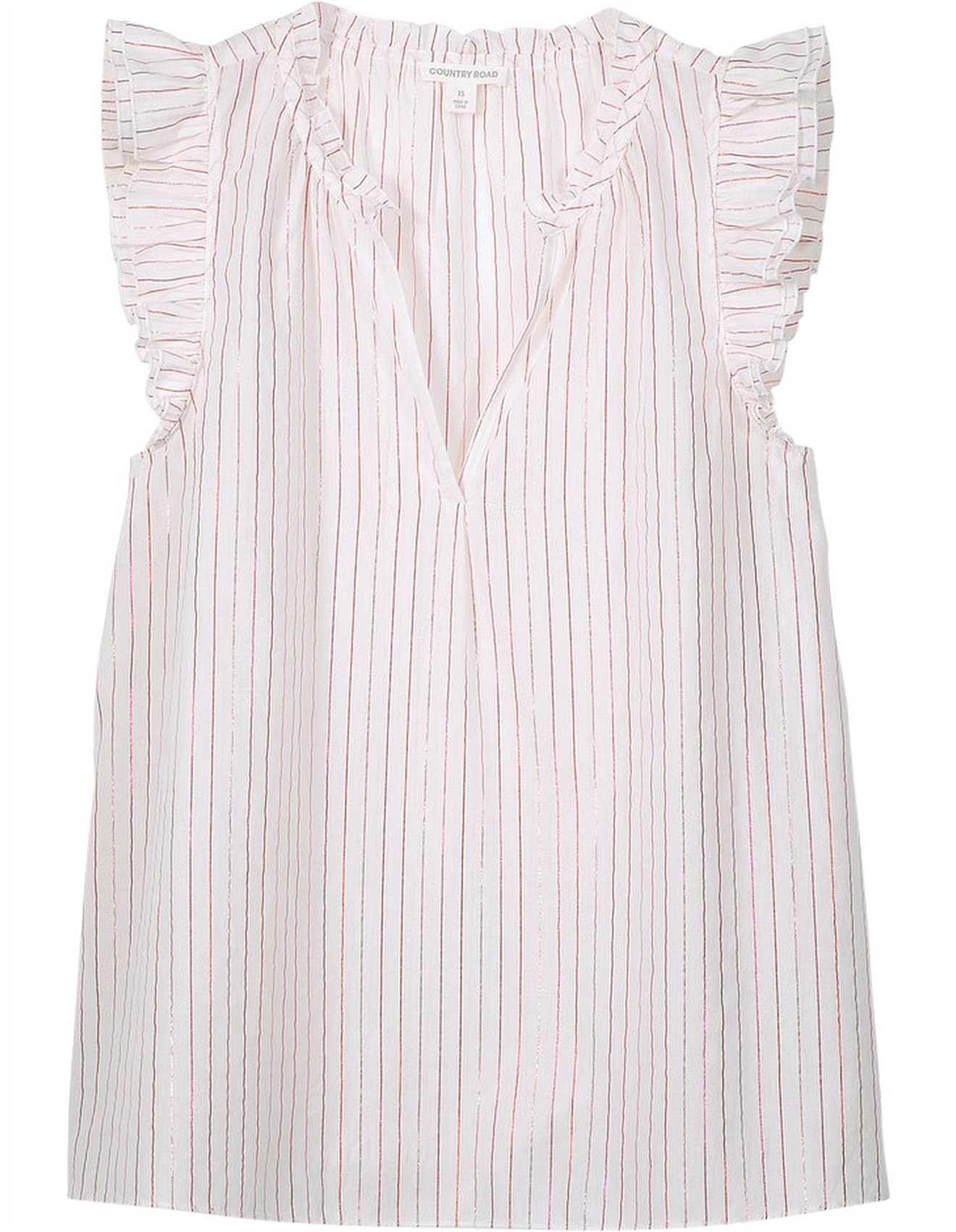 Country Road Metallic Stripe Pyjama Set David Jones