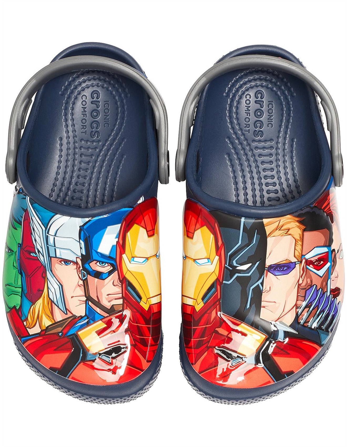 boys marvel crocs