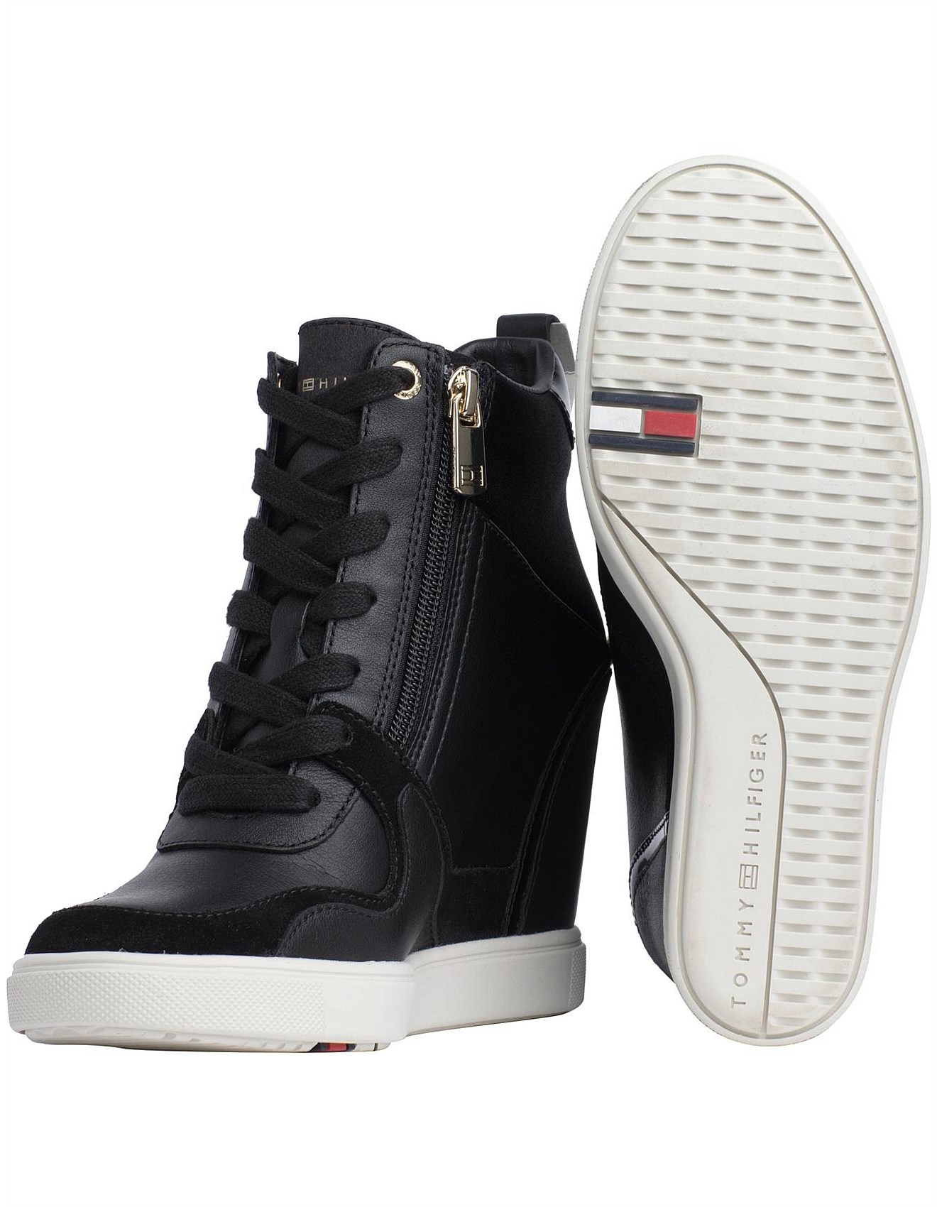 Sneakers sleehak dames Tommy Hilfiger schoenen | KLEDING.nl