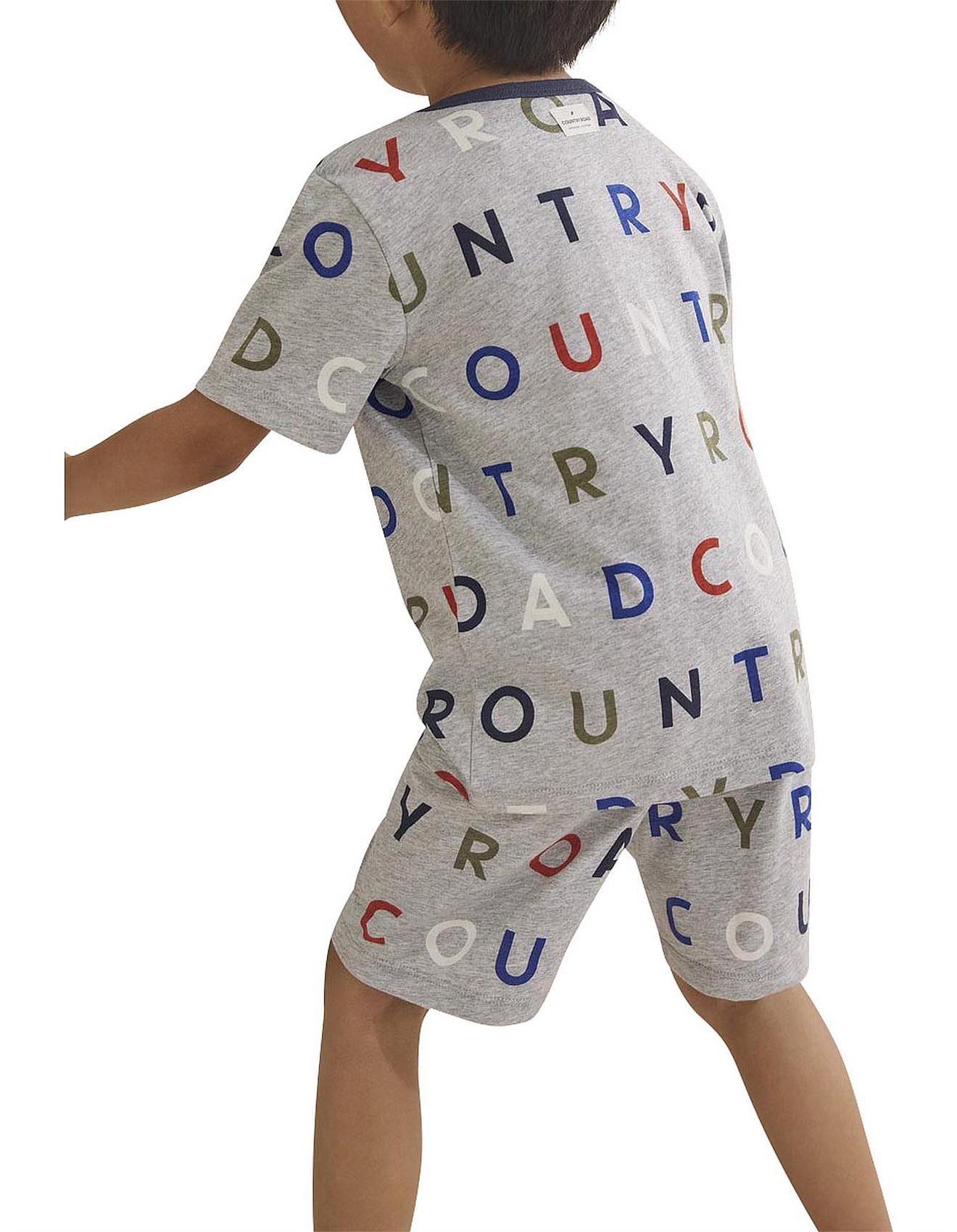 Country Road Logo Pyjama Set (boys 210) David Jones