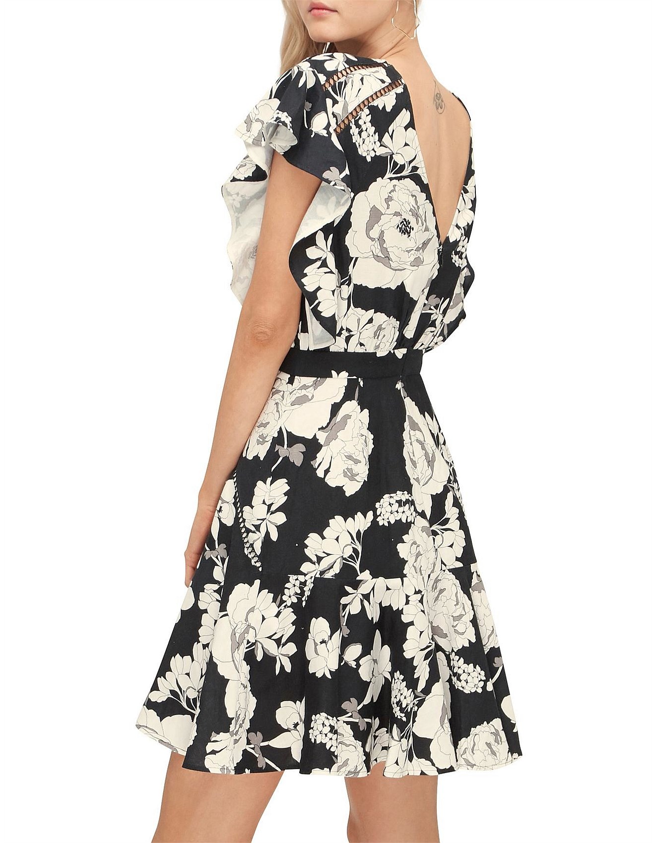 Lover Etch Linen Mini Dress David Jones