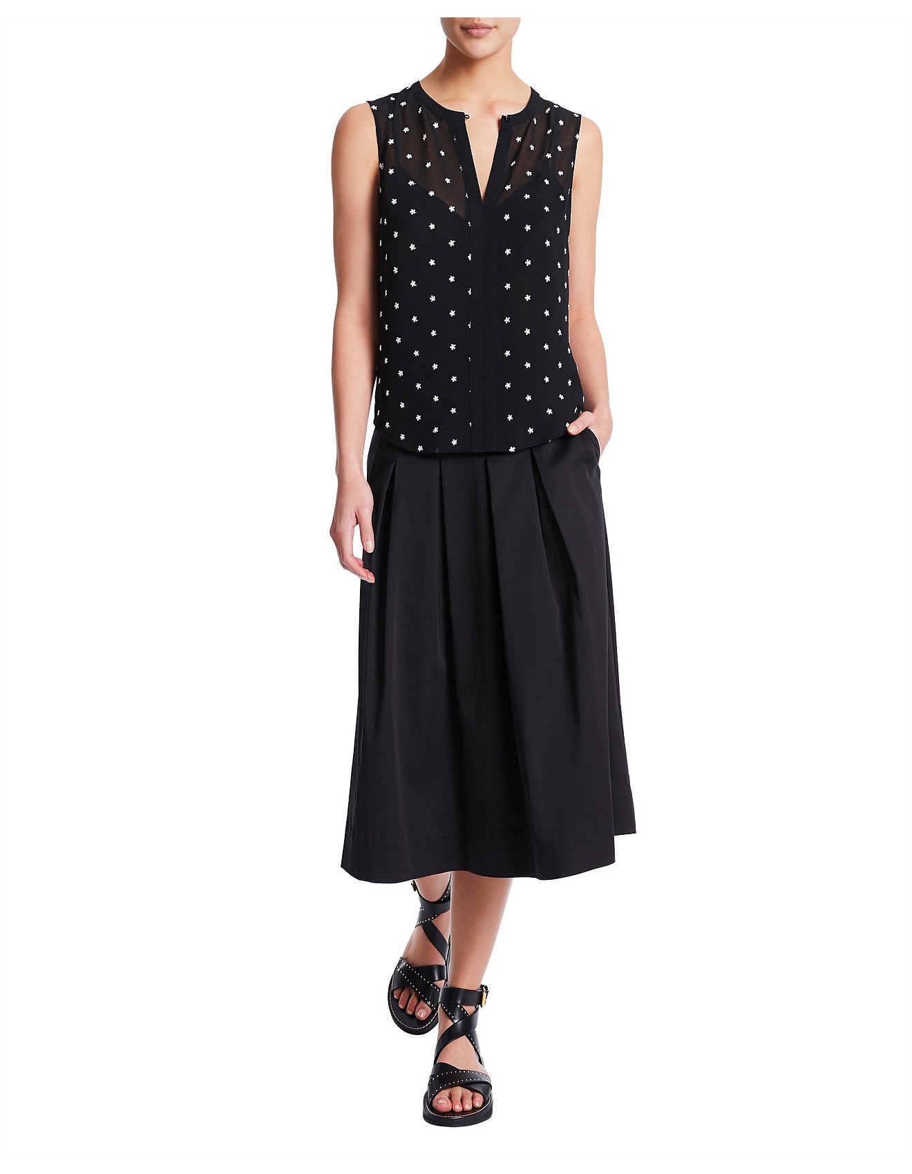 Marcs Women Daisy Embroidered Top David Jones