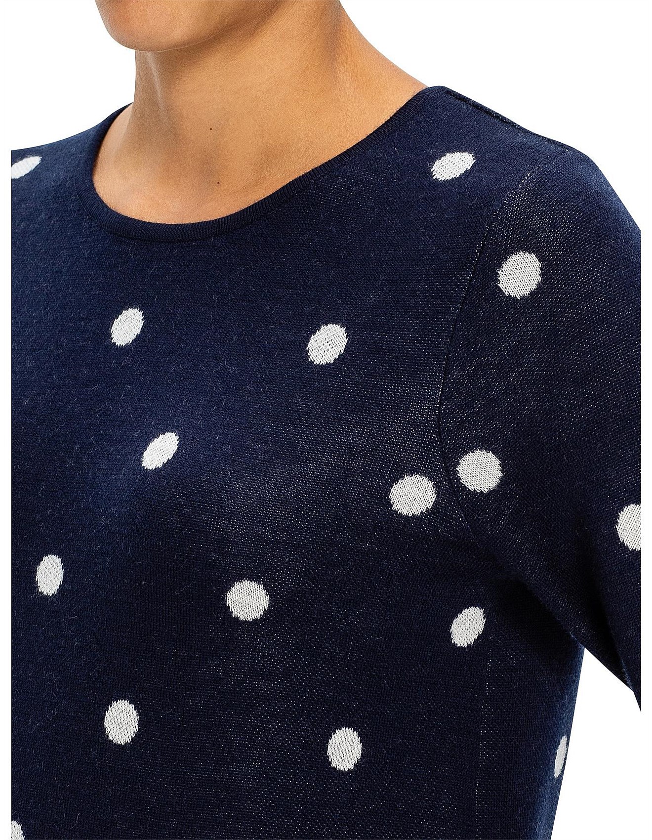 David Jones Merino Spot Pullover David Jones