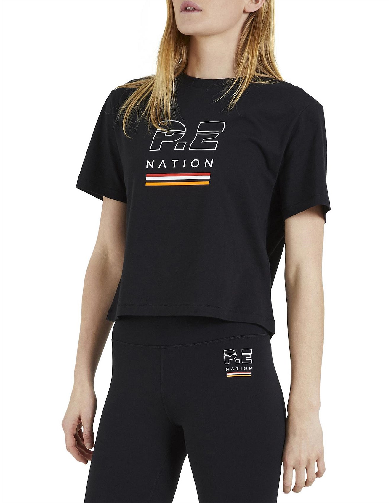 pe nation cropped tee