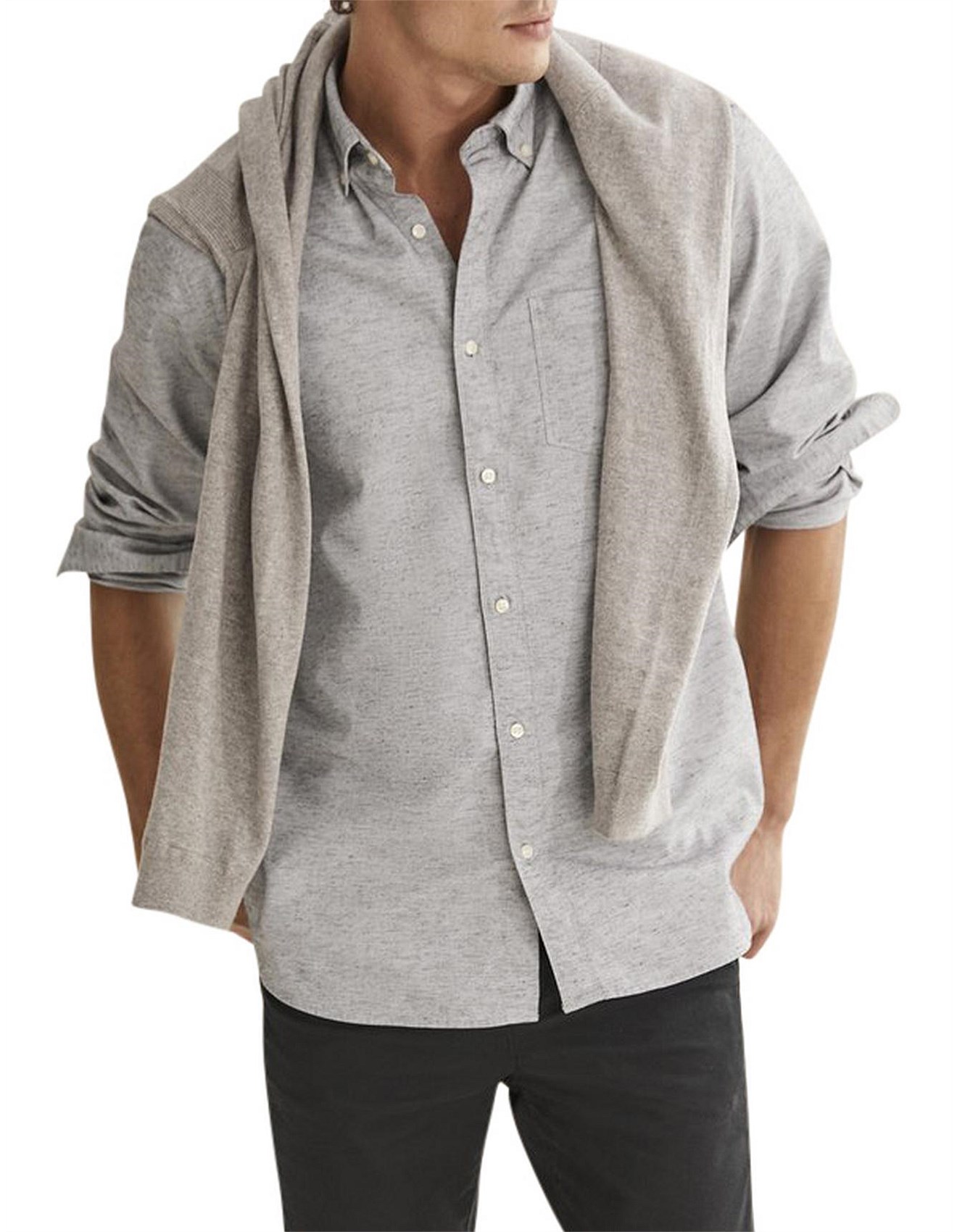 Country Road Regular Textured Shirt David Jones