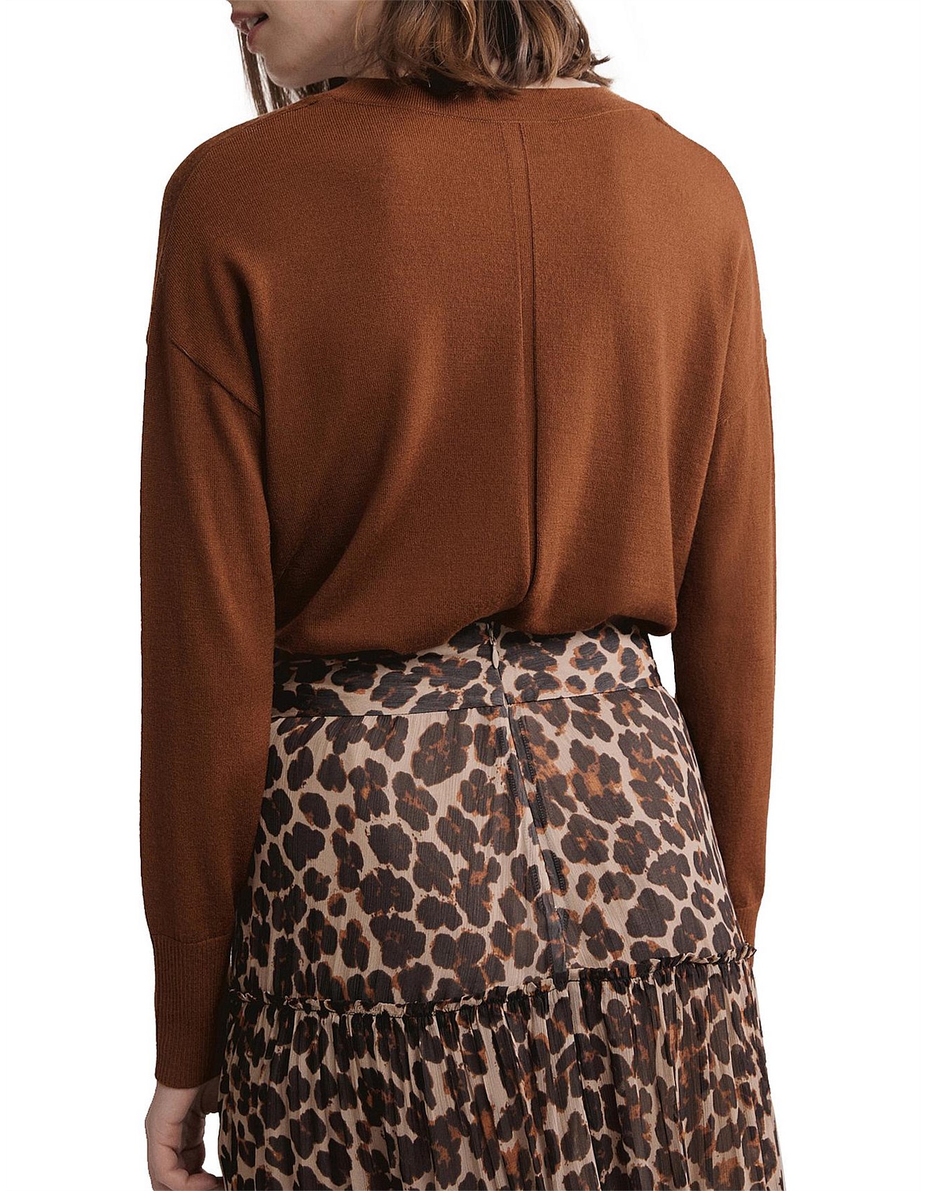 Witchery Merino V Neck Knit David Jones