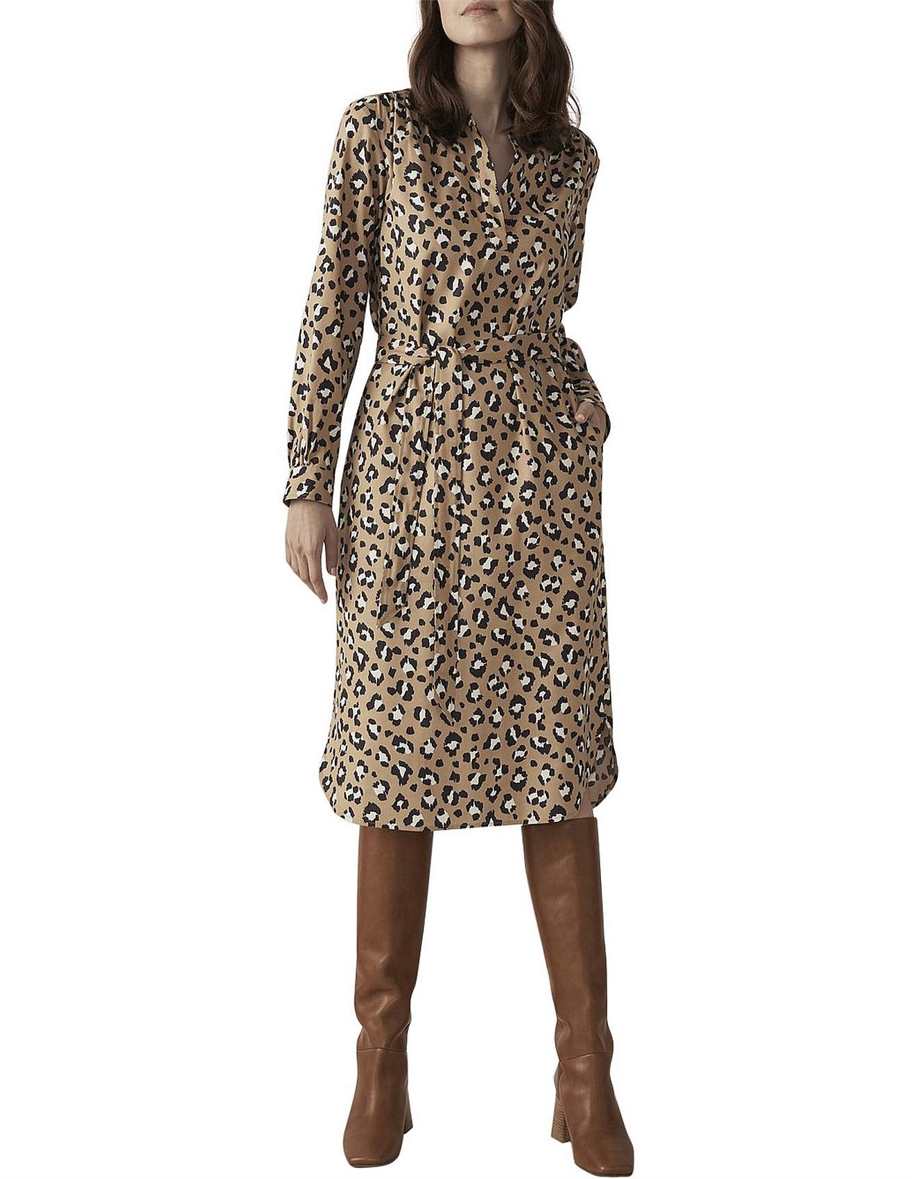 Trenery Leopard Print Dress David Jones