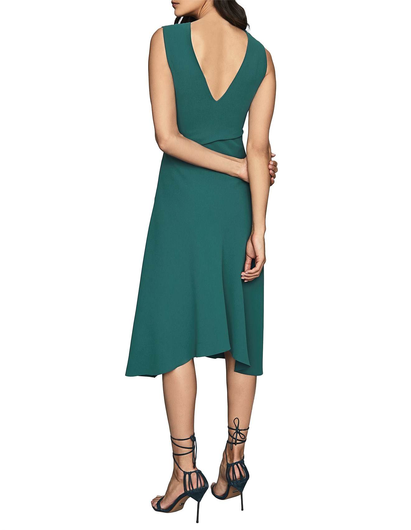 Reiss Marling-wrap Front Midi Dress David Jones
