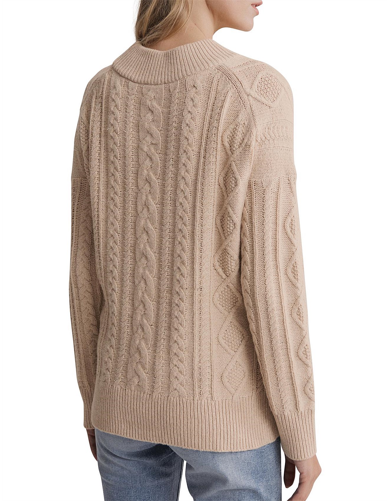 witchery cable knit jumper