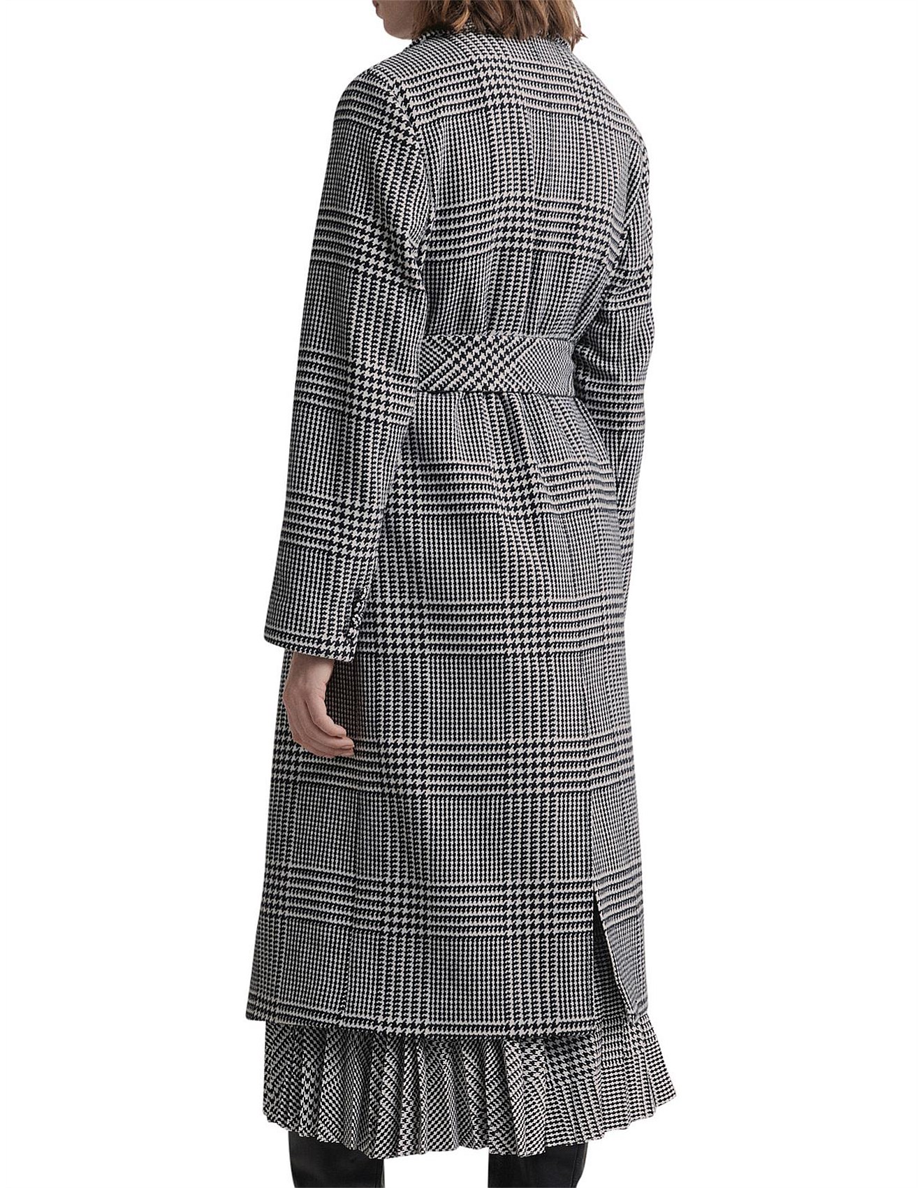 Witchery Check Coat David Jones