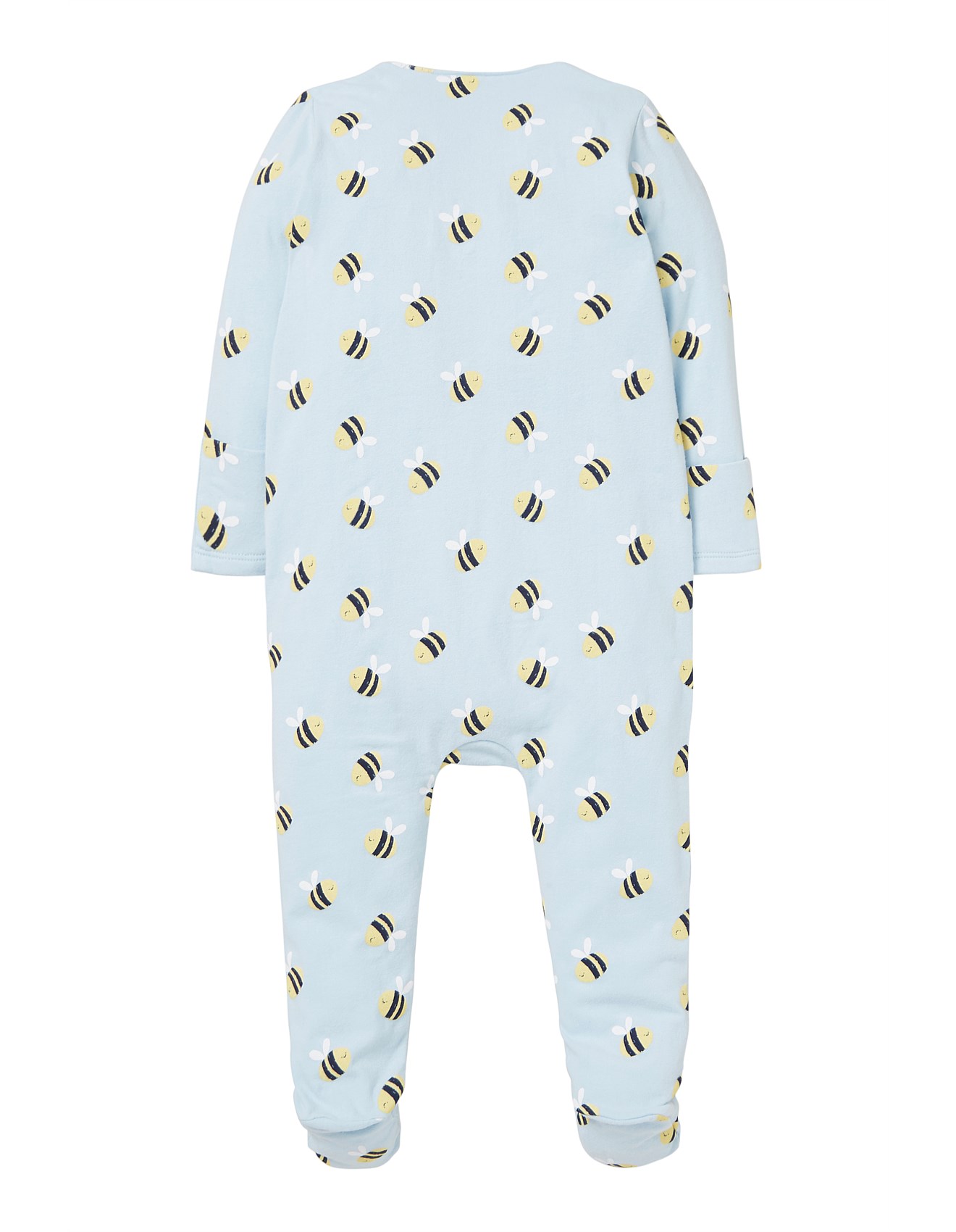 Seed Heritage Bee Print Zipsuit (newborn 00001) David Jones