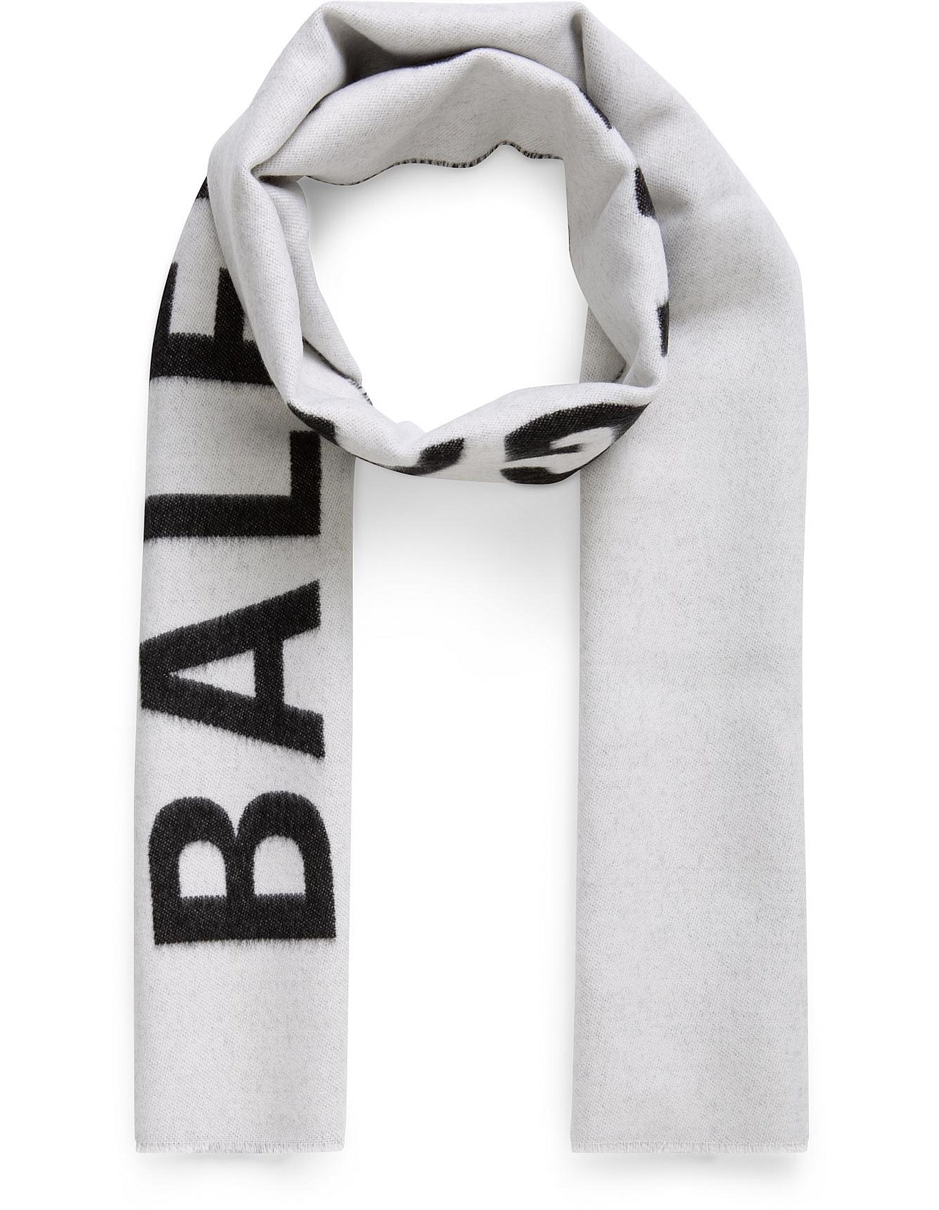 Balenciaga Sc Jacquard Logo Scarf David Jones