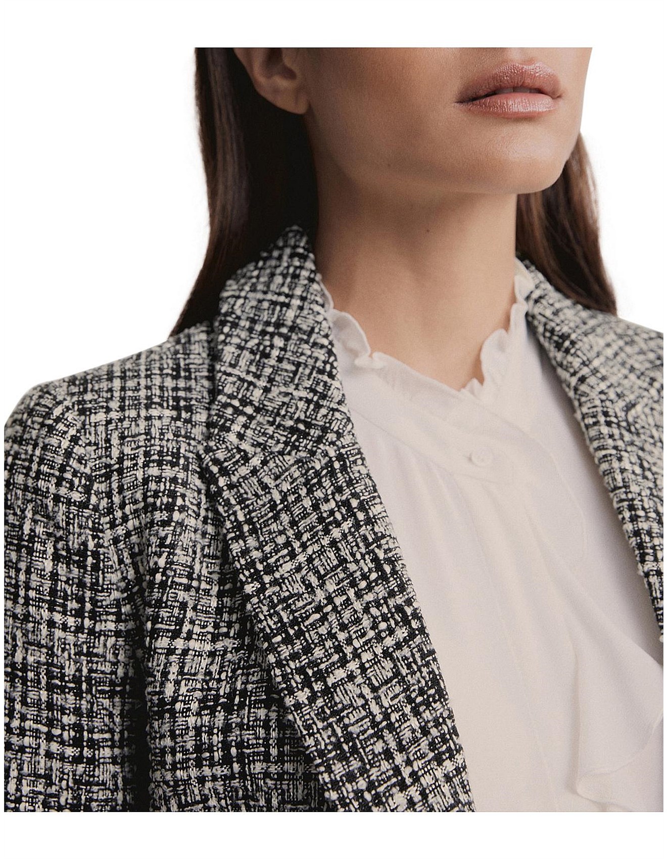 witchery houndstooth blazer