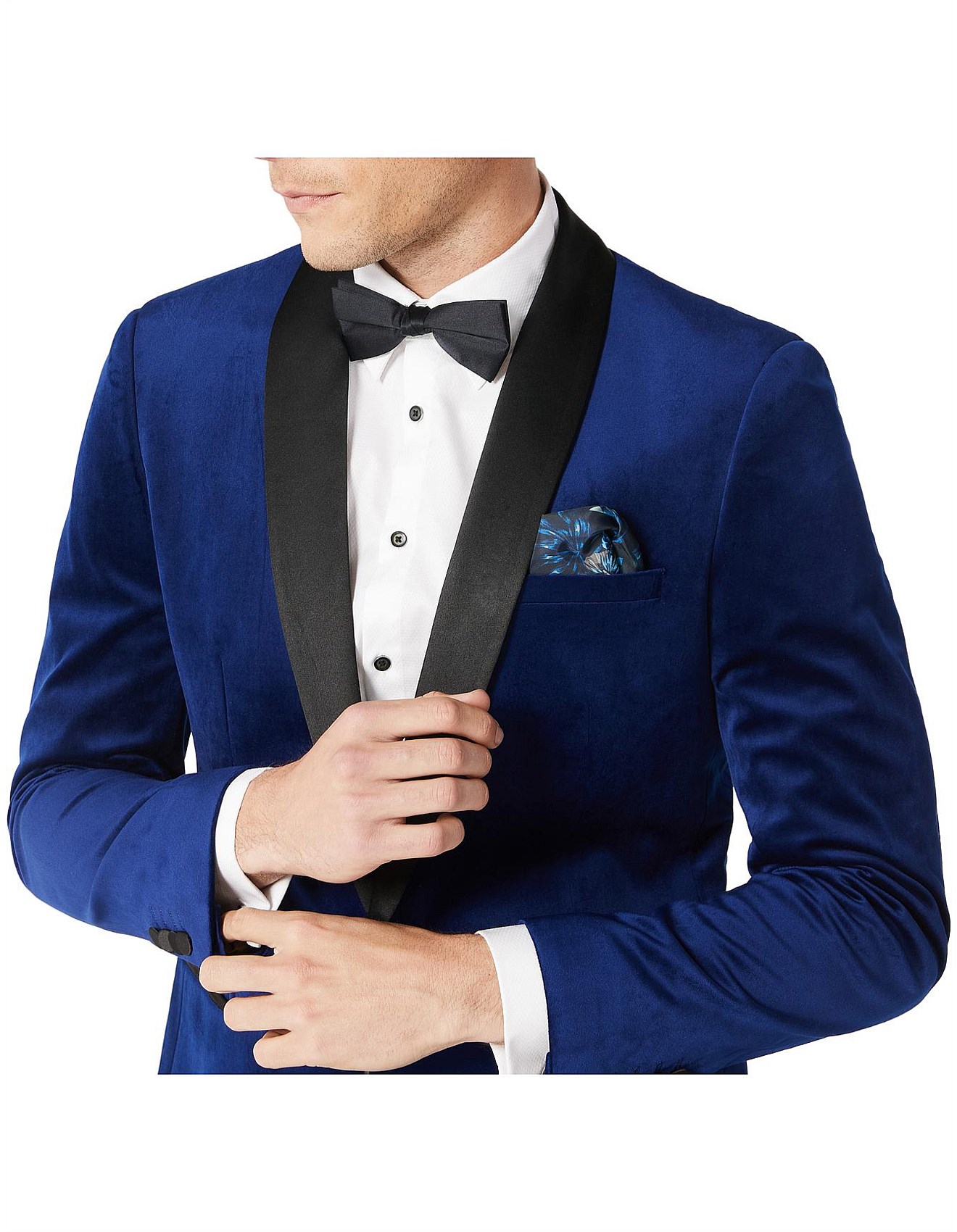 Politix Slim Fit Shawl Collar Tuxedo Jacket David Jones