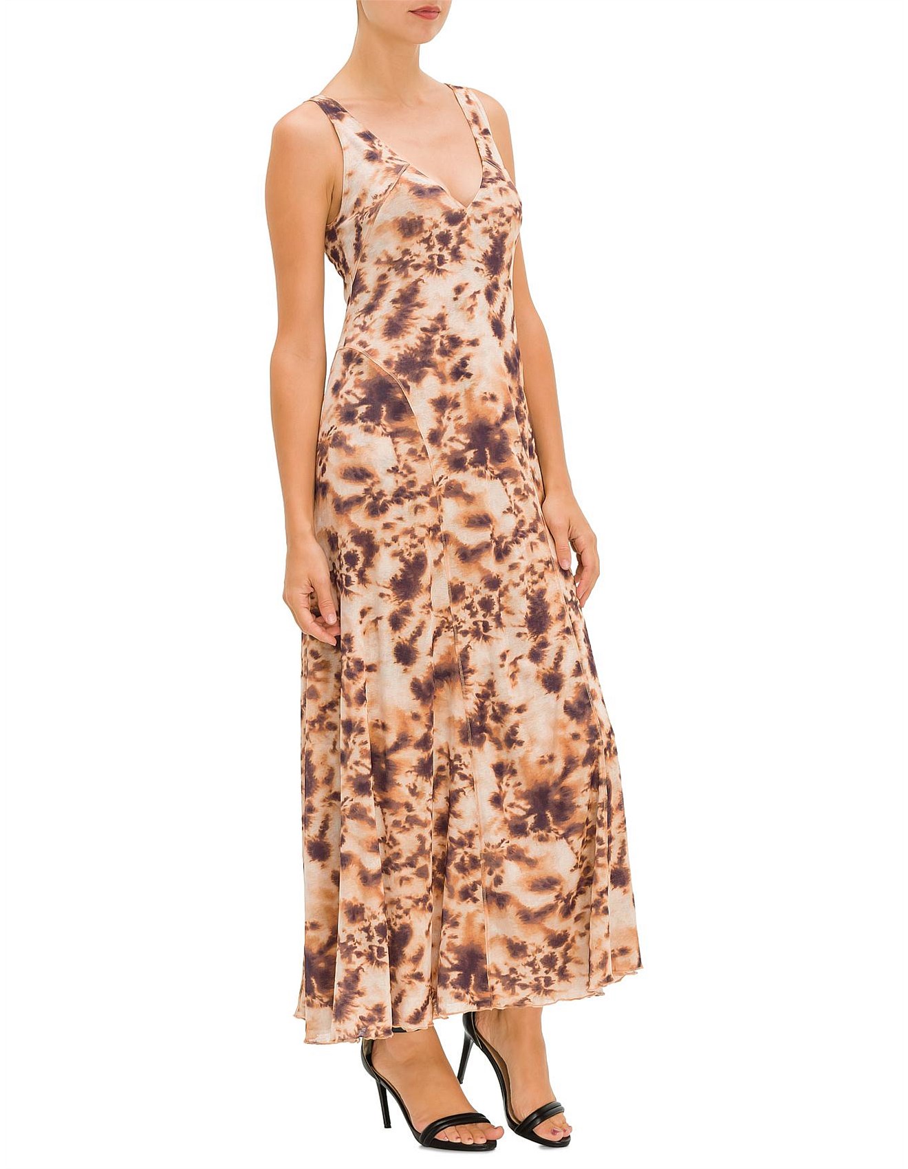 Women's Designer Dresses David Jones Corinne Mesh Jersey Dress Nanushka