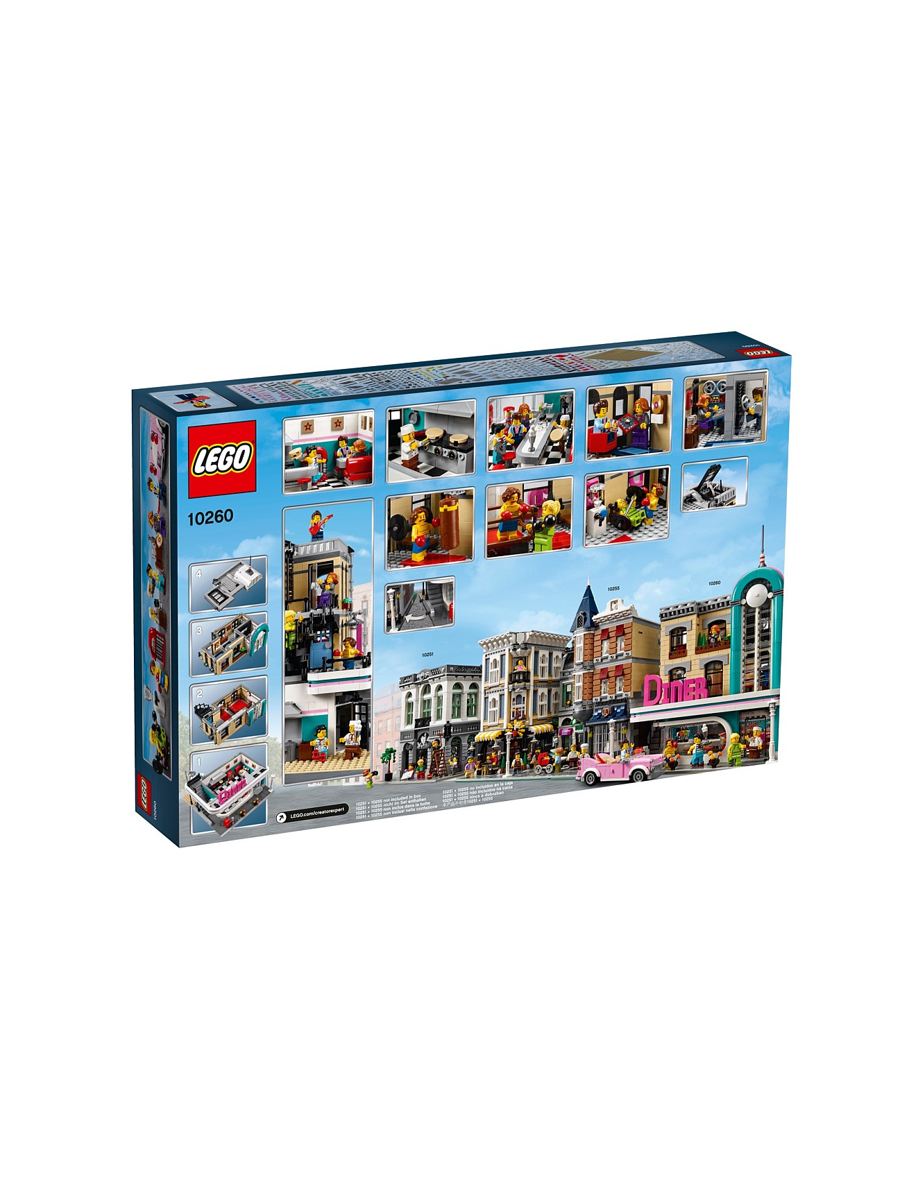 Downtown Diner 10260 Lego Creator Expert City Sets Lego Creator