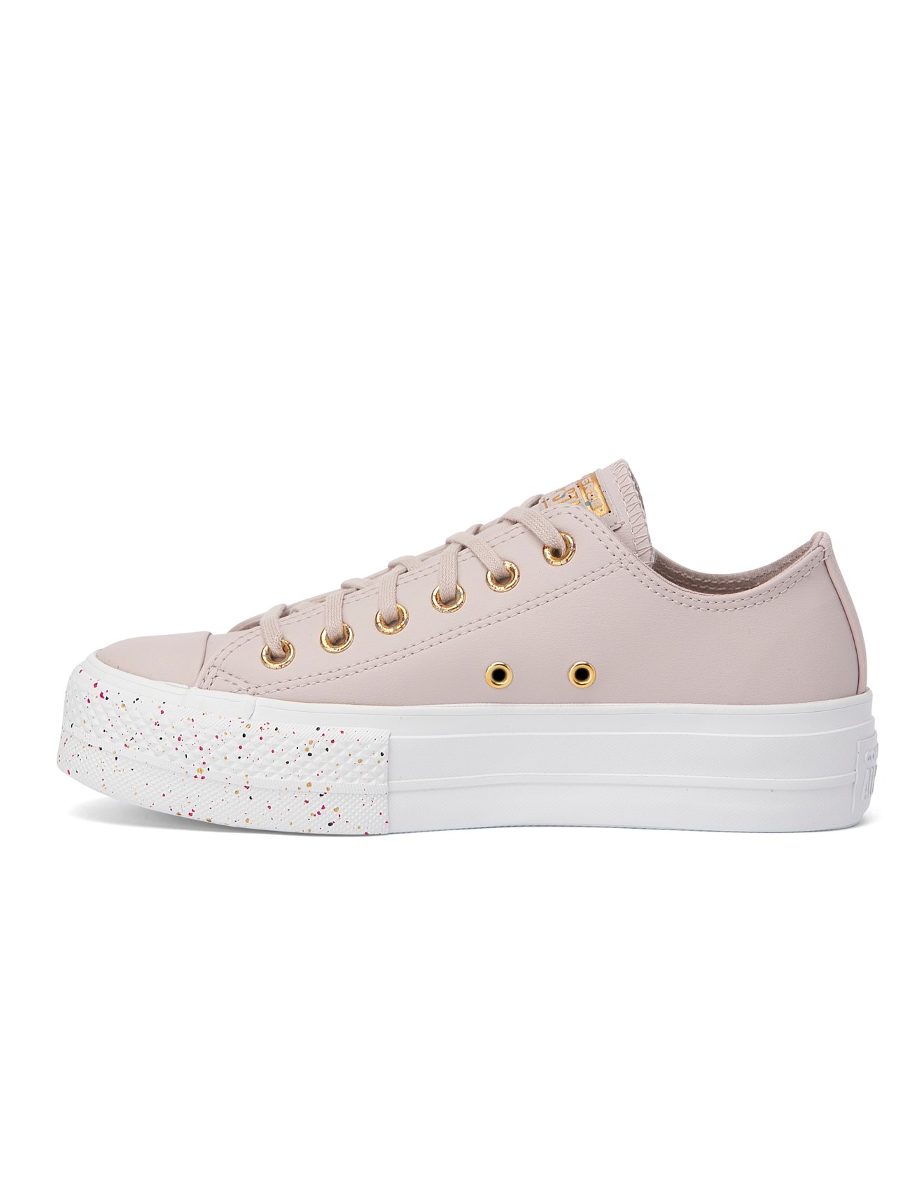 converse speckle lift trainers