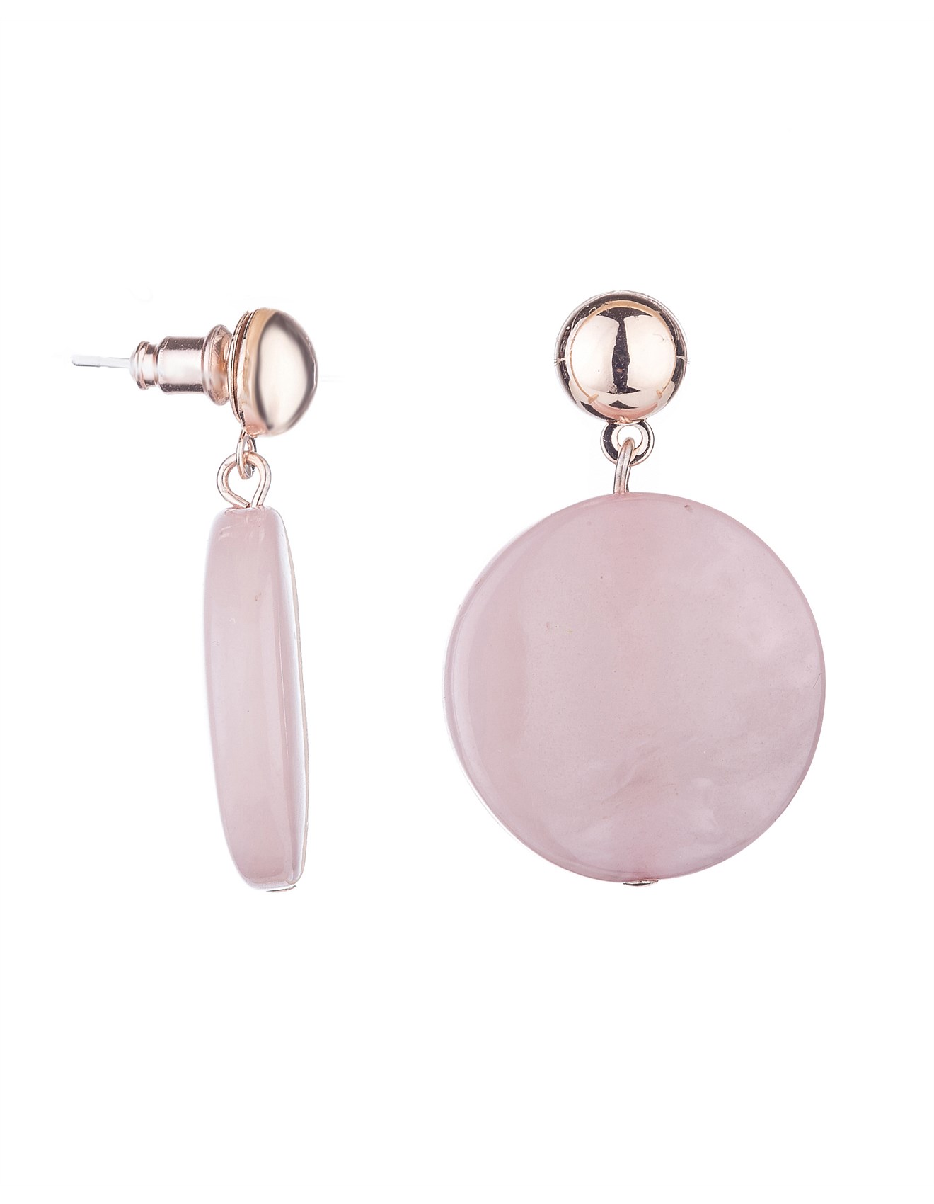 David Jones Stone Disc Drop Earring David Jones