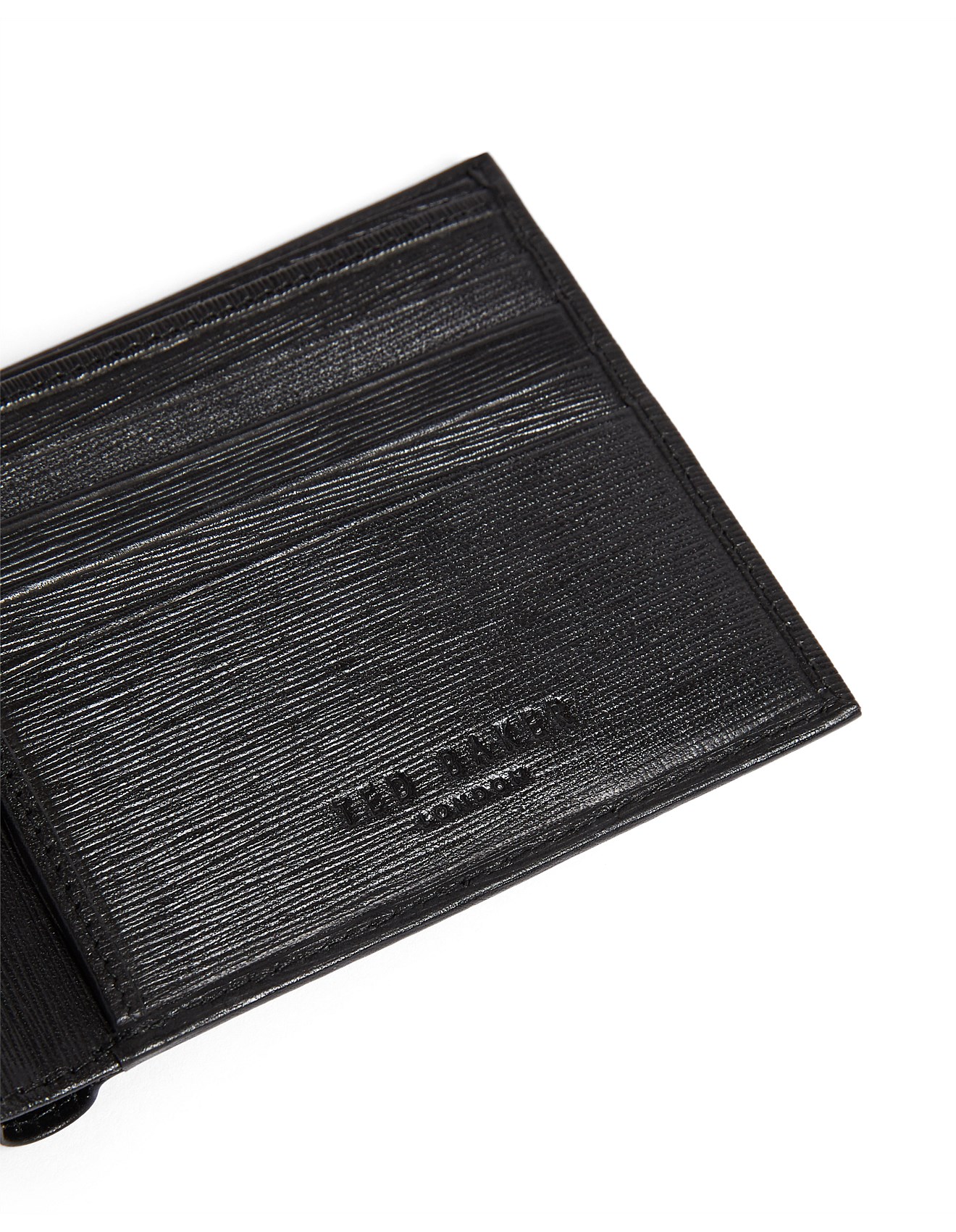 Ted Baker Ayteam Woodgrain Leather Bifold Wallet David Jones