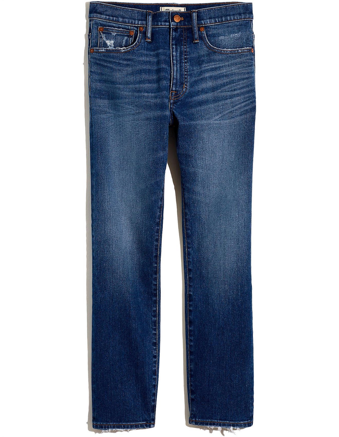 madewell classic straight jeans selvedge edition