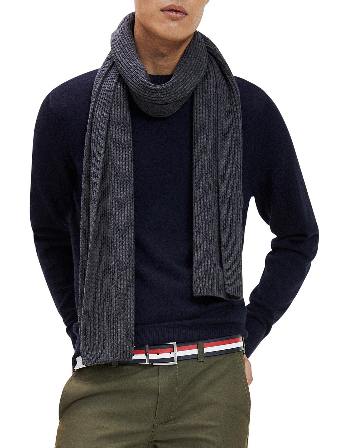 Men's Hoodies & Sweaters | David Jones - Tommy Hilfiger Lambswool Crew Neck Knit