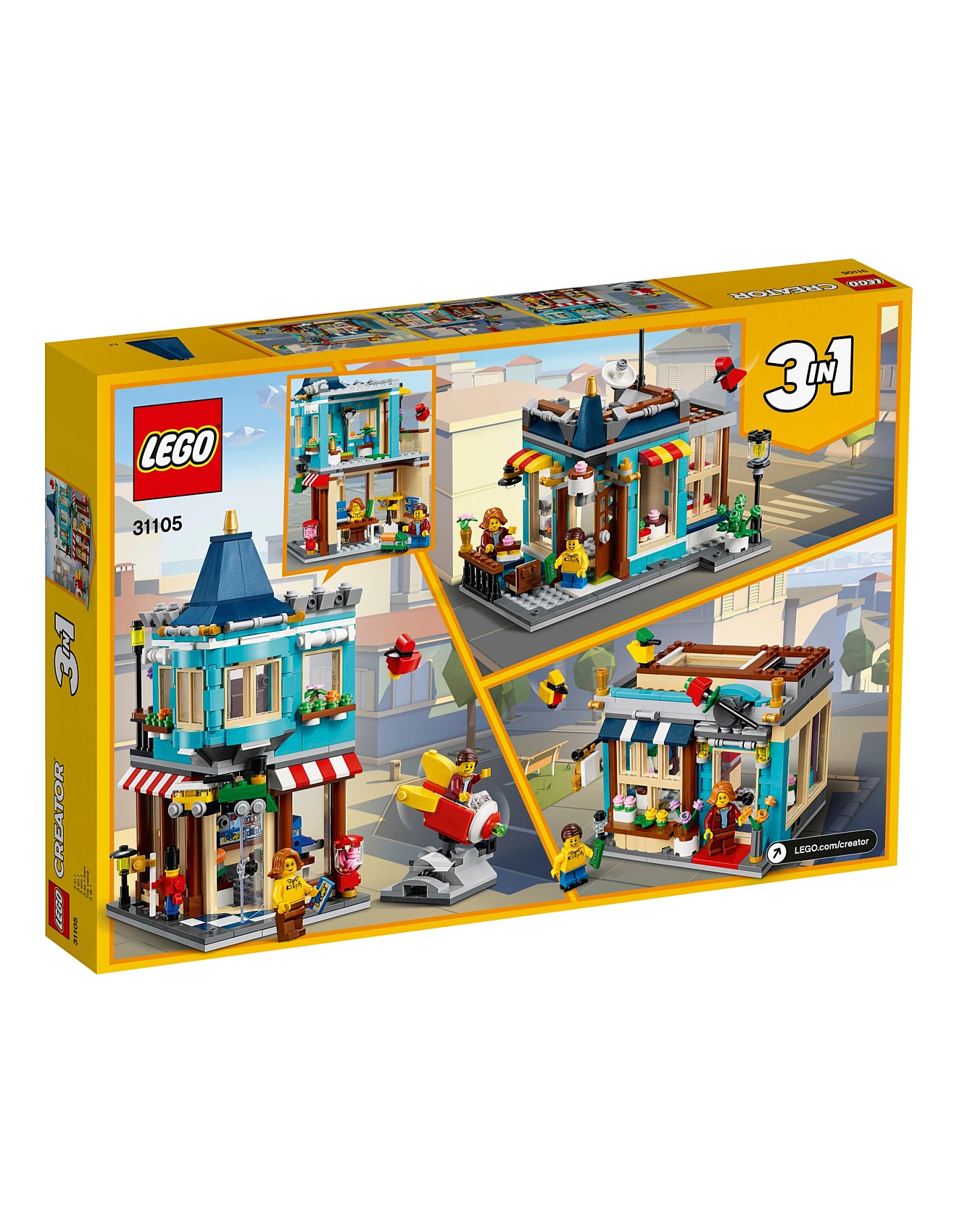 Lego Creator In Townhouse Park Street Townhouse 31065 Creator 3-in