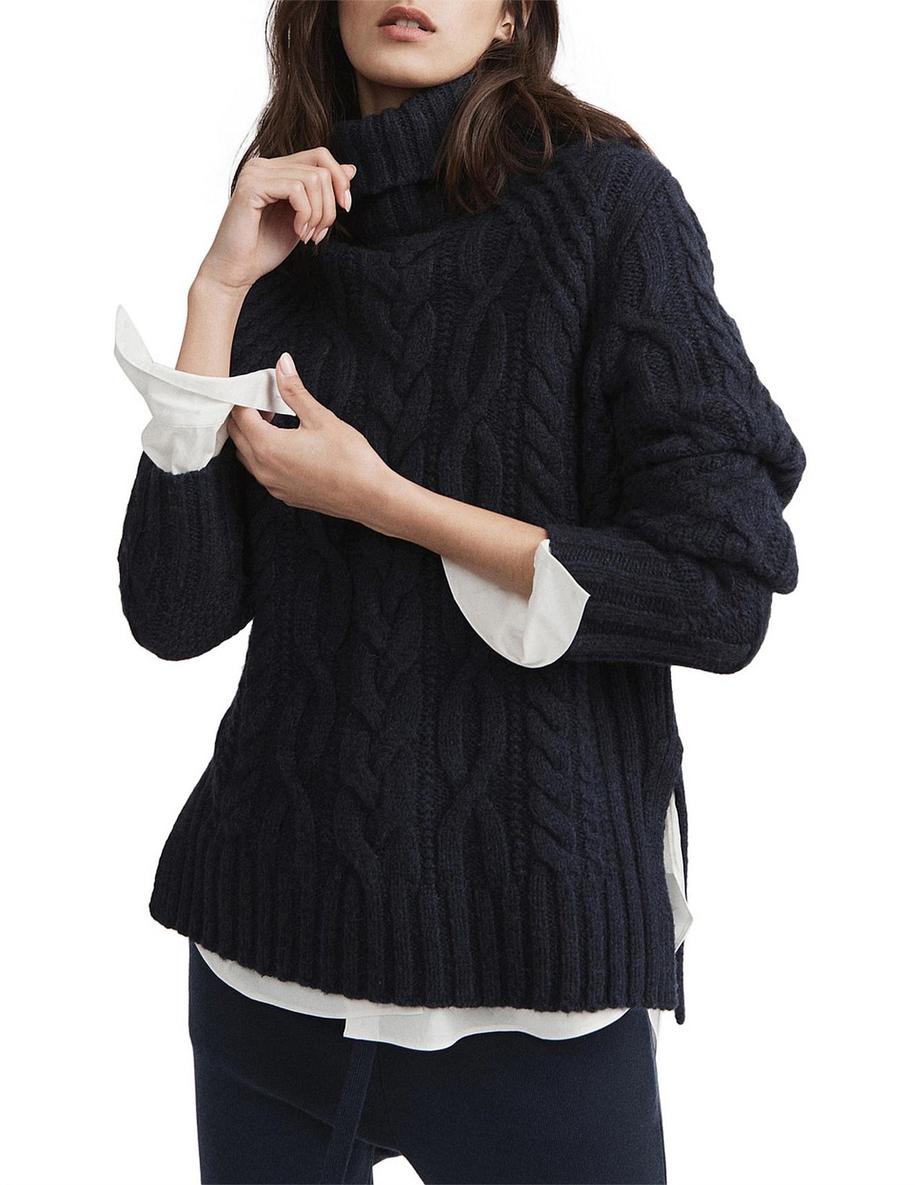 witchery cable knit jumper