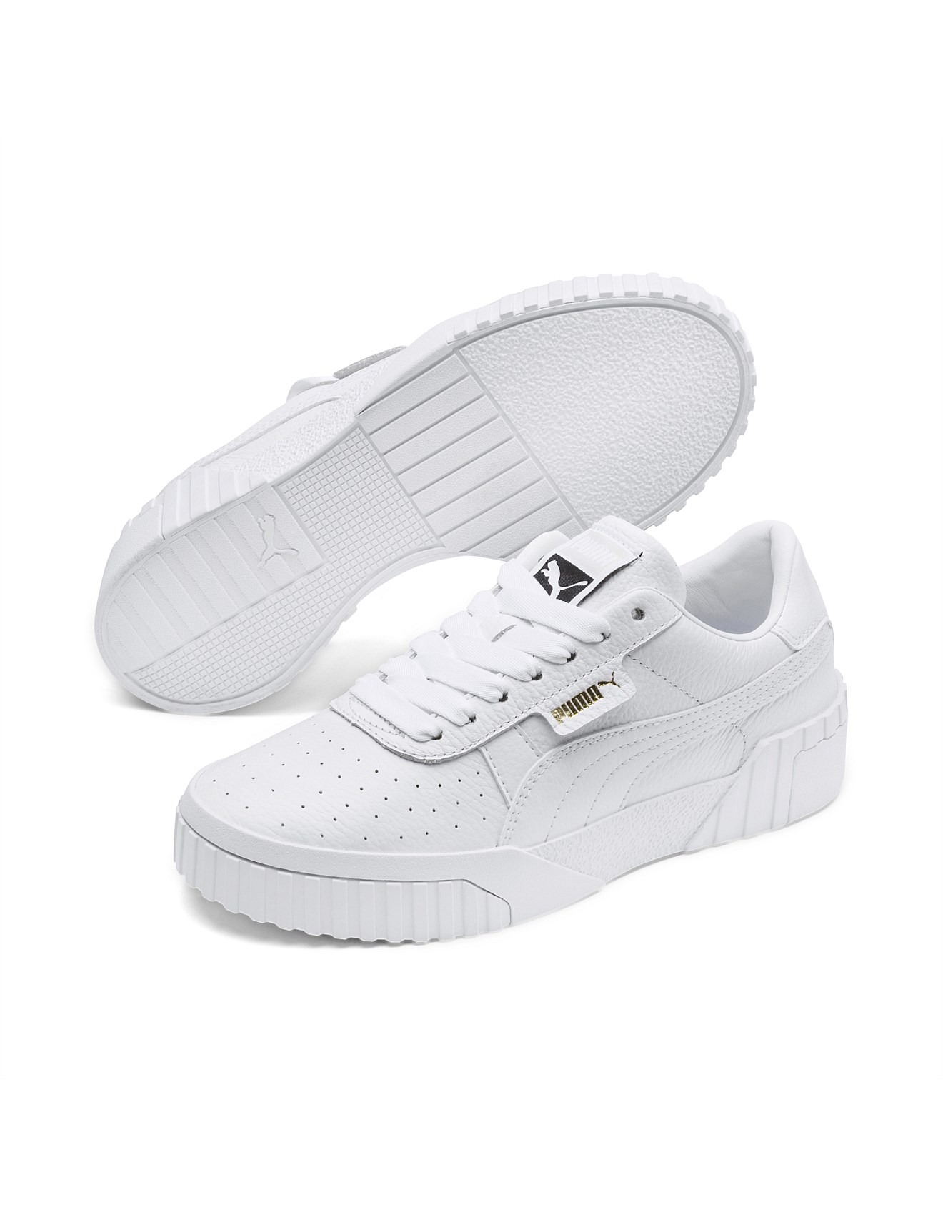 puma cali white platform